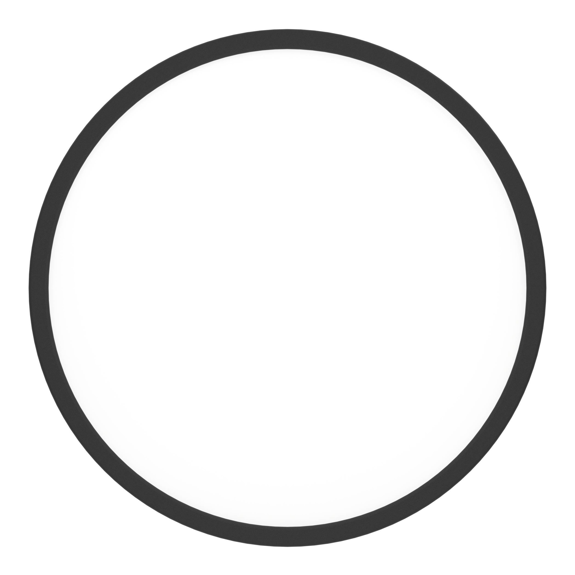 EGLO Aufbauleuchte »Fueva 6 Aufbaulampe, Metall und Kunststoff, Deckenbeleuchtung, Lampe« LED-Modul 1 Stk. Kaltweiß | Neutralweiß | Warmweiß Aufbauleuchte - H2,5 x Ø38,9 cm - schwarz - 17W inkl.