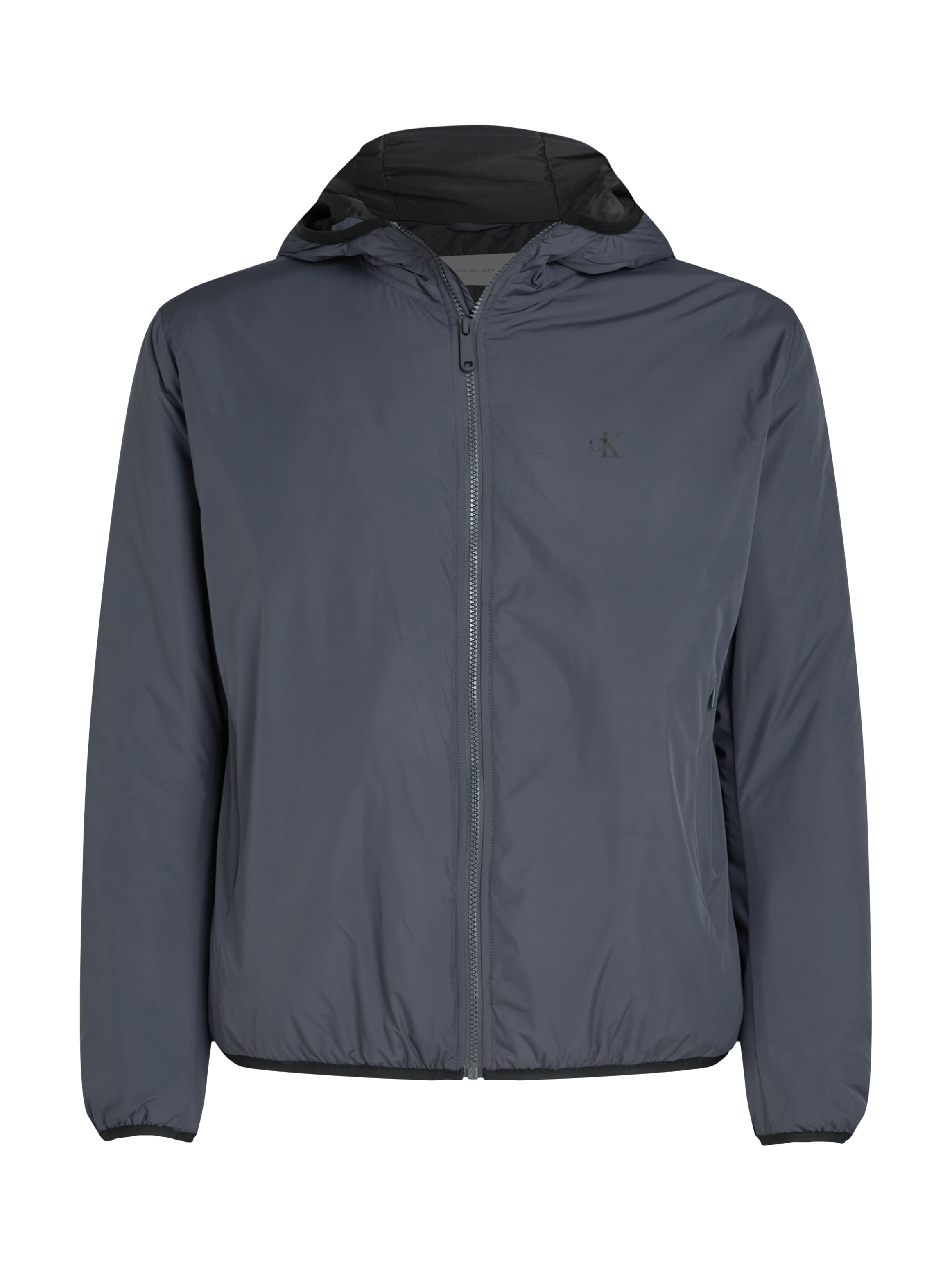 Calvin Klein Jeans Allwetterjacke »HI-NECK JACKET« mit Kapuze Logodruck, Kapuze