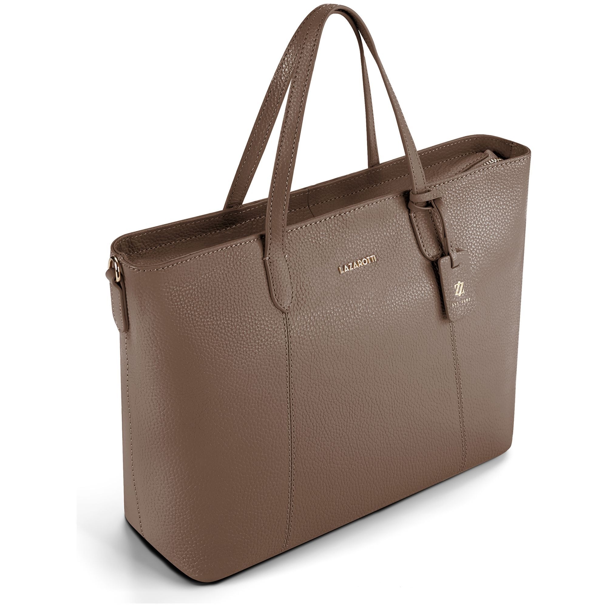 Lazarotti Shopper »Bologna Leather Shopper Crossbody Tasche Leder 31 cm«