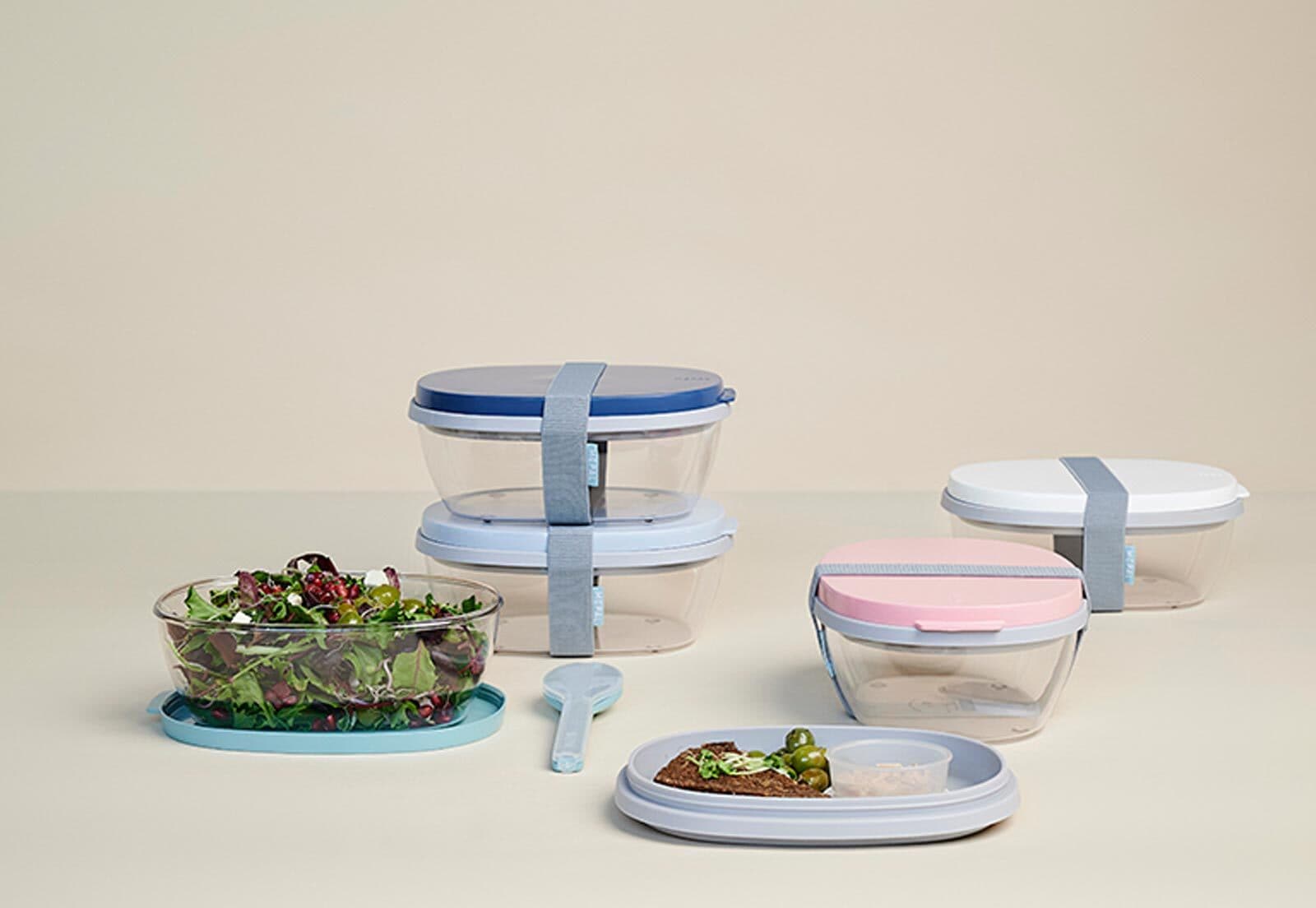 Mepal Lunchbox »Salatbox Ellipse 1300 ml«, (1 tlg.)