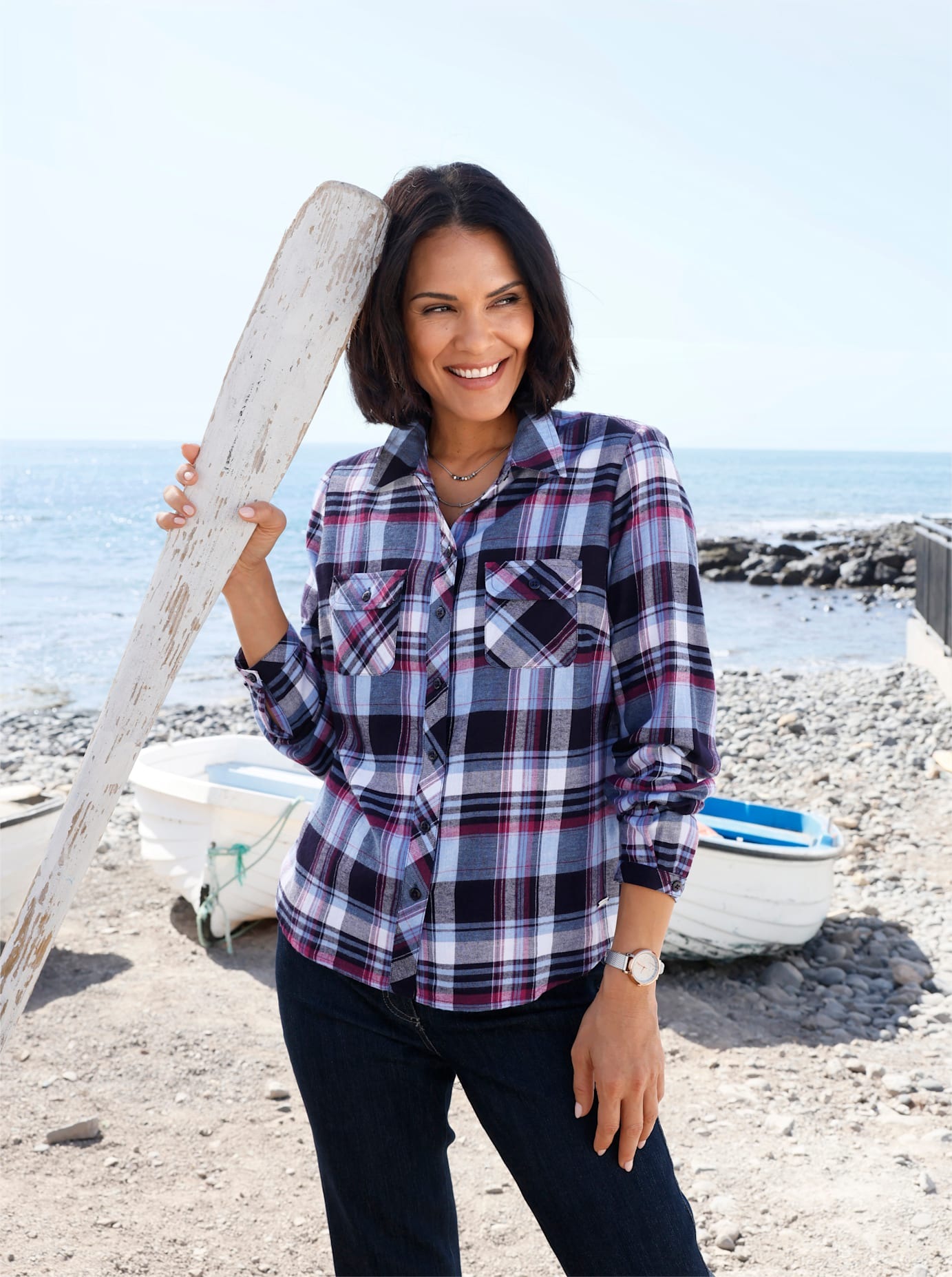 Casual Looks Flanellbluse