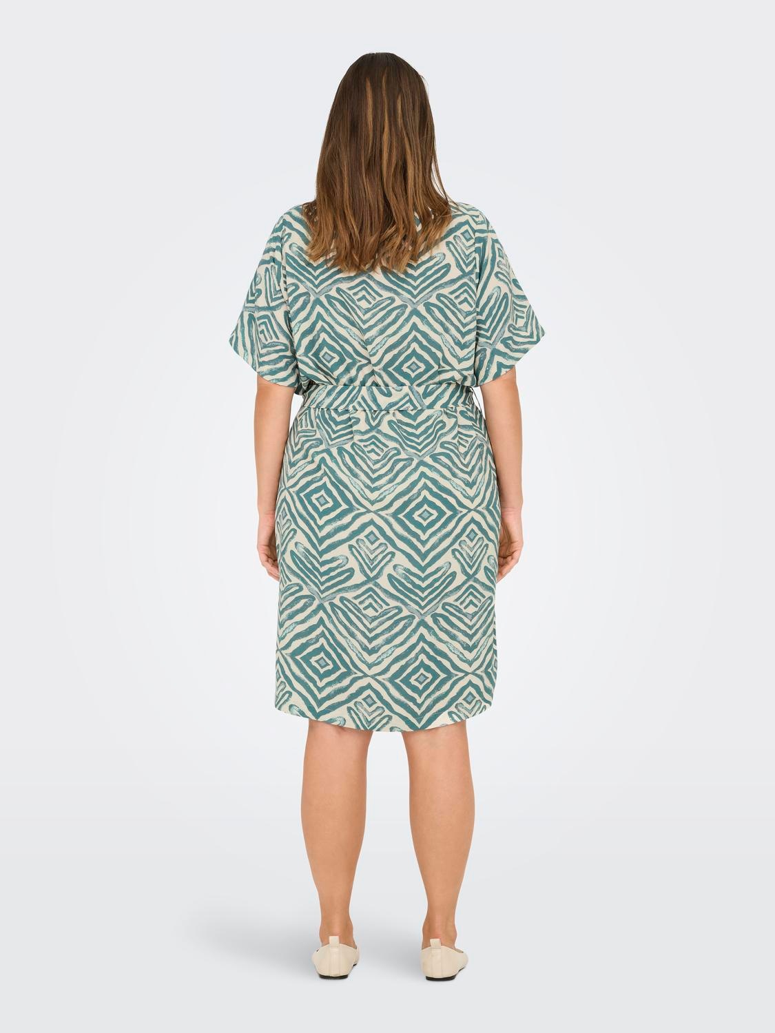 ONLY CARMAKOMA Sommerkleid "CARSHILLA 2/4 KNEE DRESS VIS AOP BS" günstig online kaufen