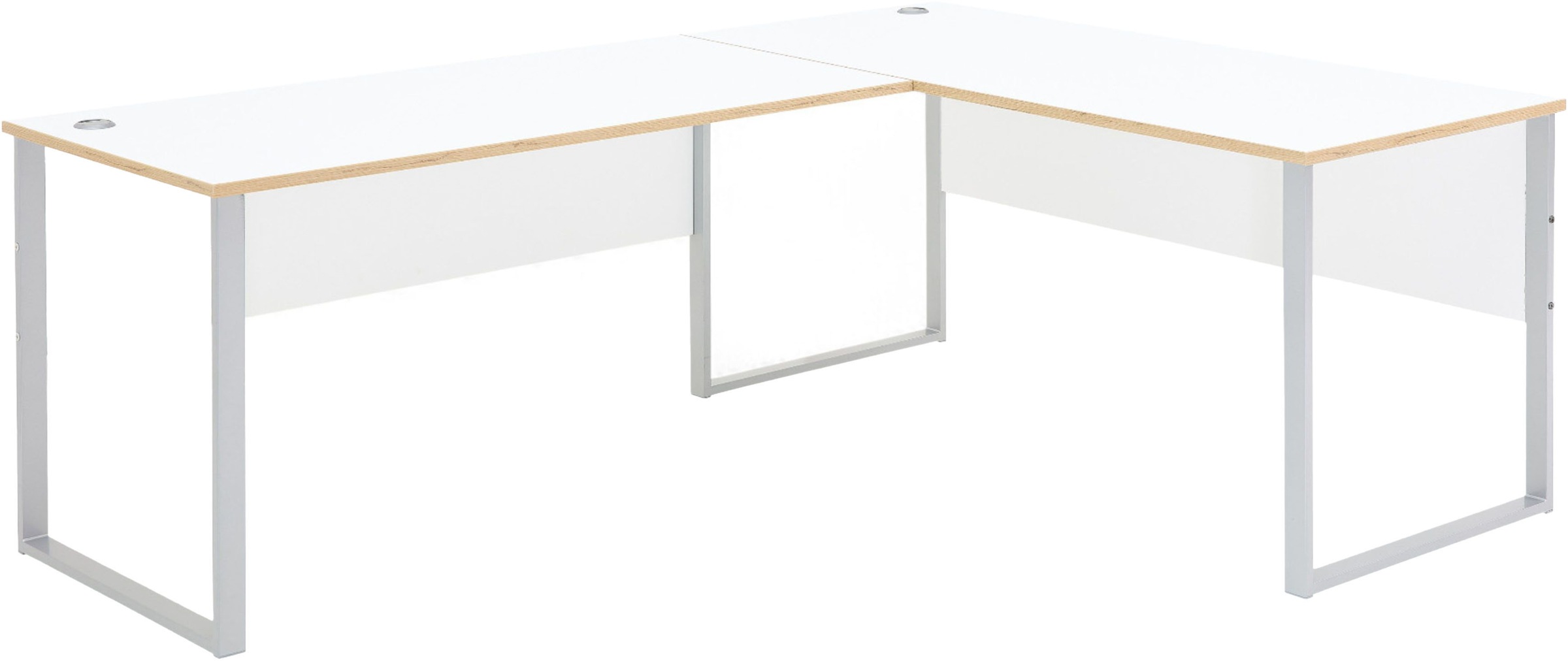 Innostyle Schreibtisch "Memphis Eckschreibtisch, 223x77x170cm (B/H/T)" 1 Stk. tlg. ABS-Kantenschutz, Soft Touch Oberfläche