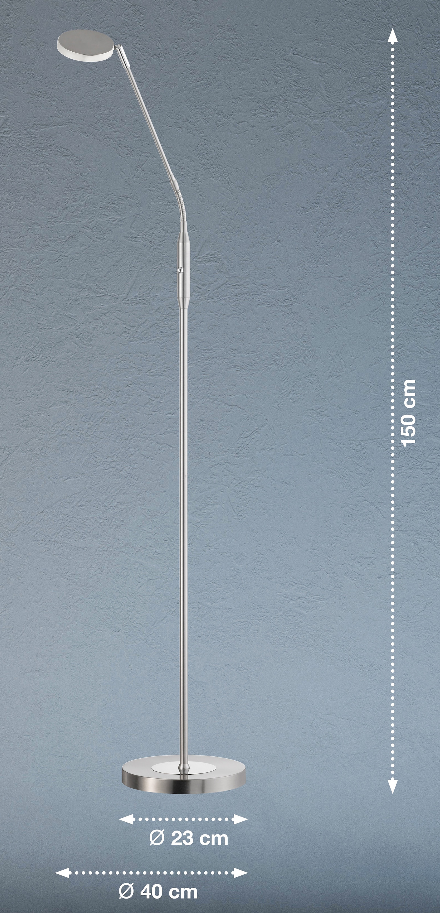 easy! BY FHL Stehlampe »Luna«, 1 flammig, Leuchtmittel LED-Modul | LED fest integriert
