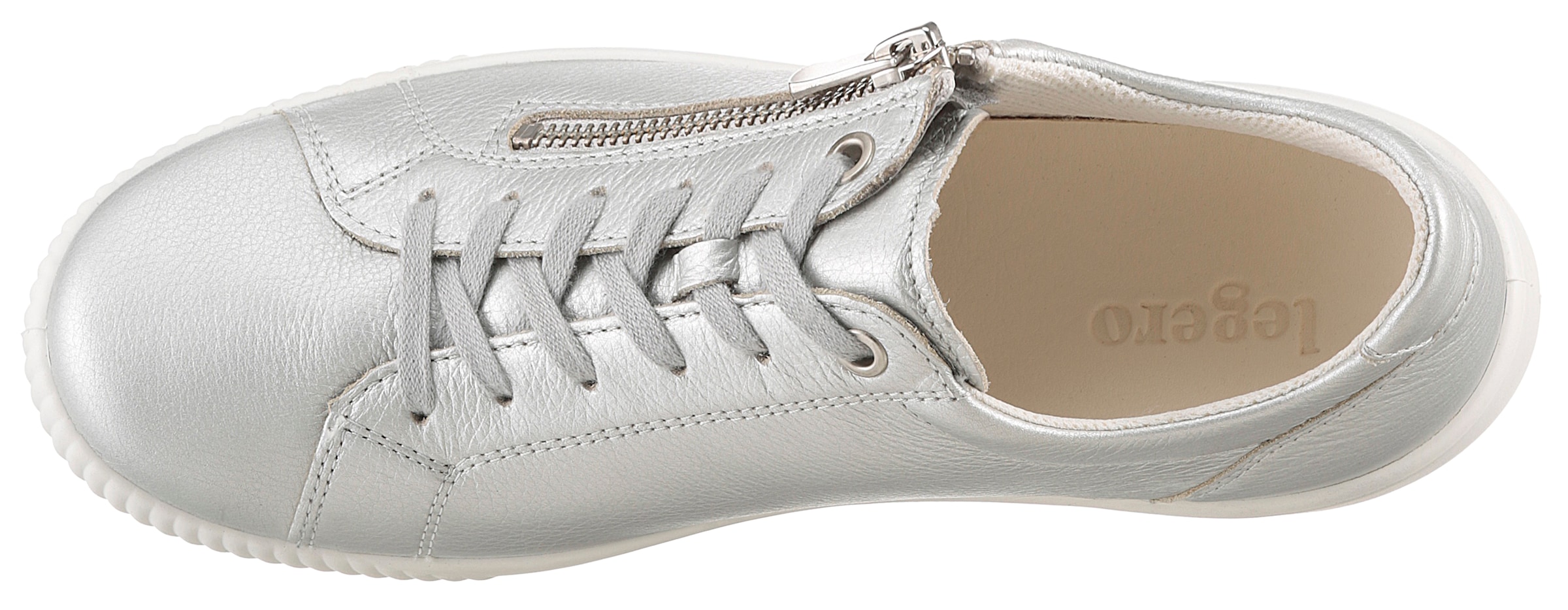 Legero Sneaker »TANARO 5.0«, Komfortschuh, Freizeitschuh, Schnürschuh mit Reißverschluss
