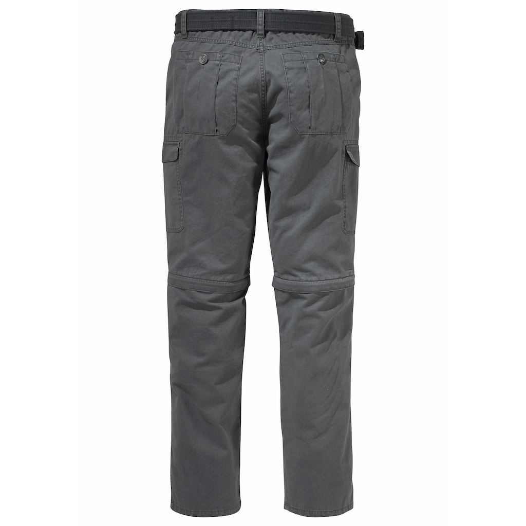 Man's World Cargohose, (Set, mit Gürtel), mit Zip-Off Funktion