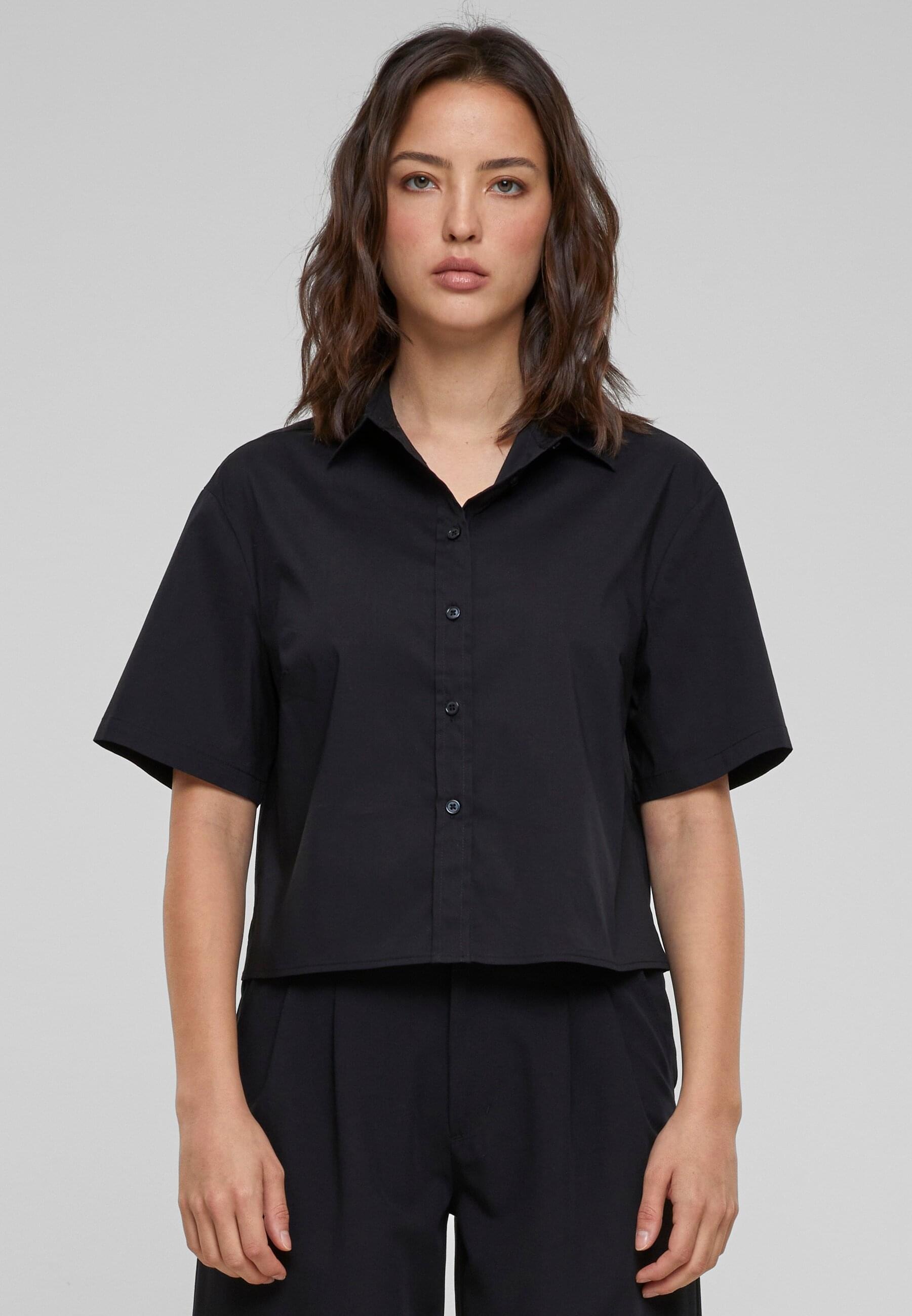 URBAN CLASSICS Langarmhemd »Urban Classics Damen Ladies Oversized Shirt«