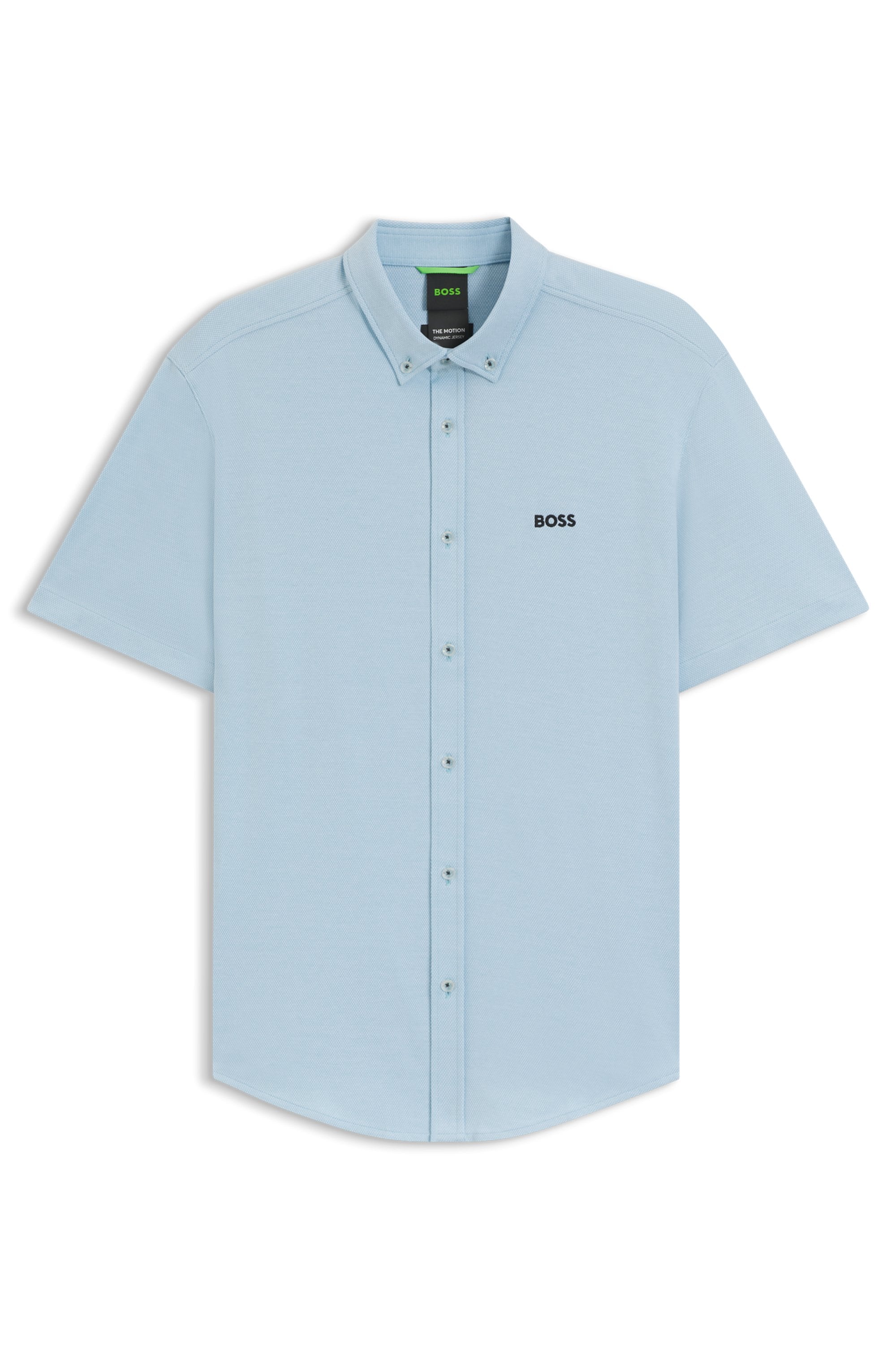 BOSS GREEN Kurzarmhemd »B Motion S«, softe Baumwolle, Vier-Wege-Stretch, knitterfrei