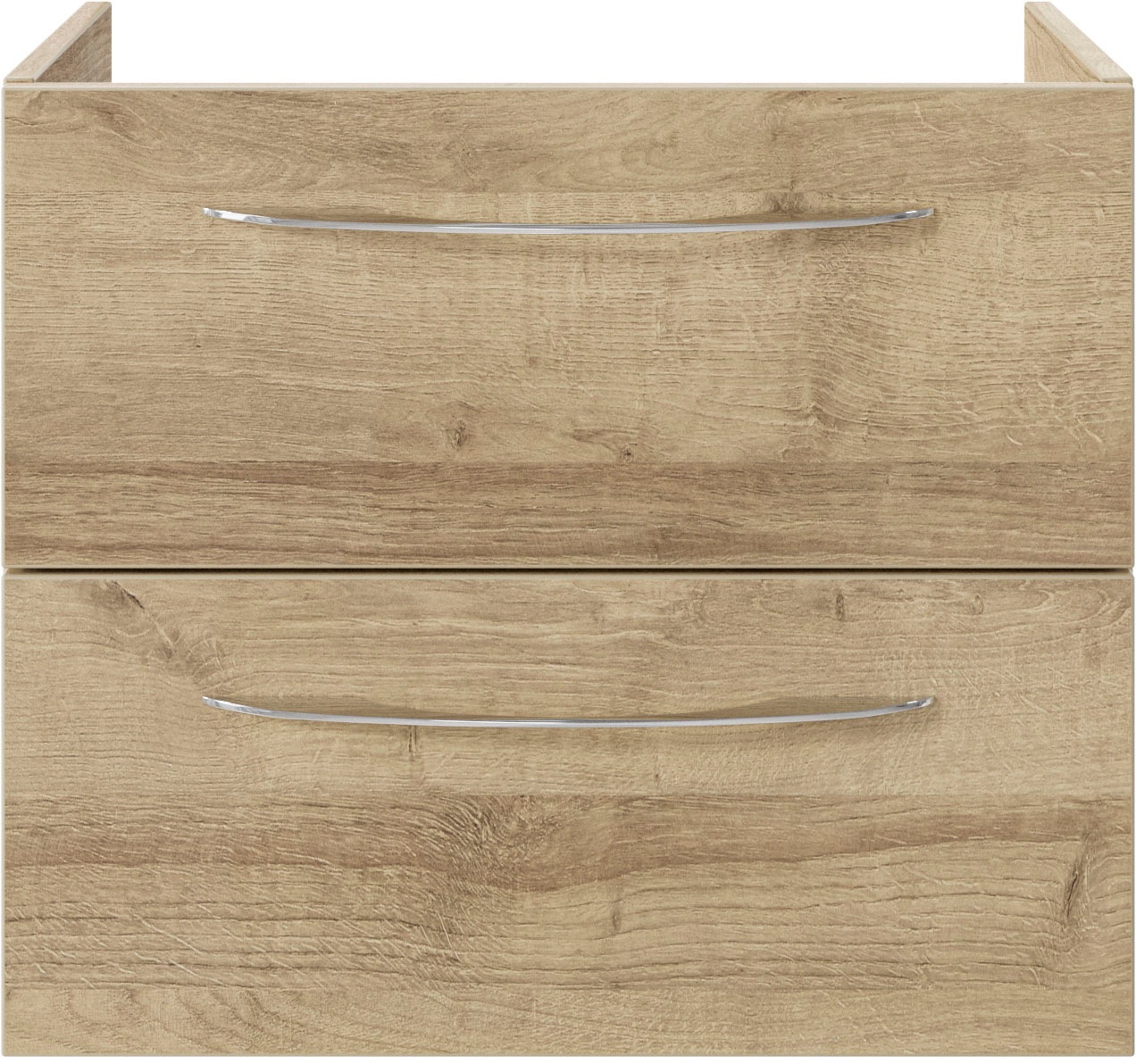 Saphir Badmöbel-Set »Serie 4035 2-teilig, Keramikwaschtisch mit LED-Spiegelschrank«, (Set), 60 cm breit, inkl. Türdämpfer, 2 Schubladen, 2 Türen, 2 Einlegeböden