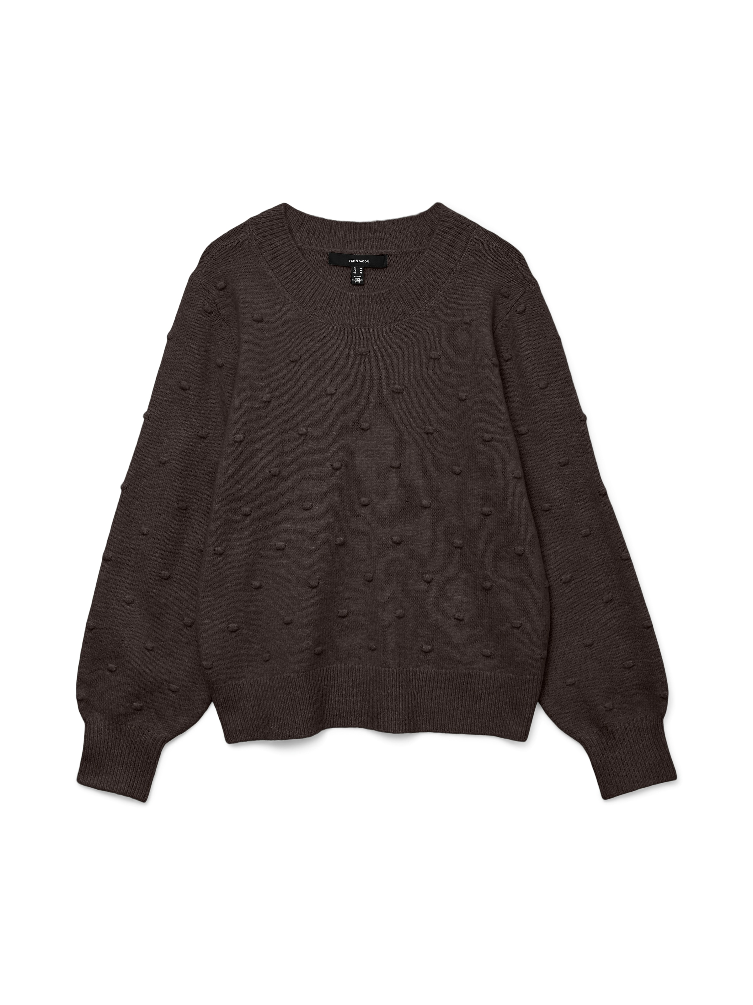 Vero Moda Rundhalspullover "VMFRANCESCA LS O-NECK PULLOVER BOO" günstig online kaufen