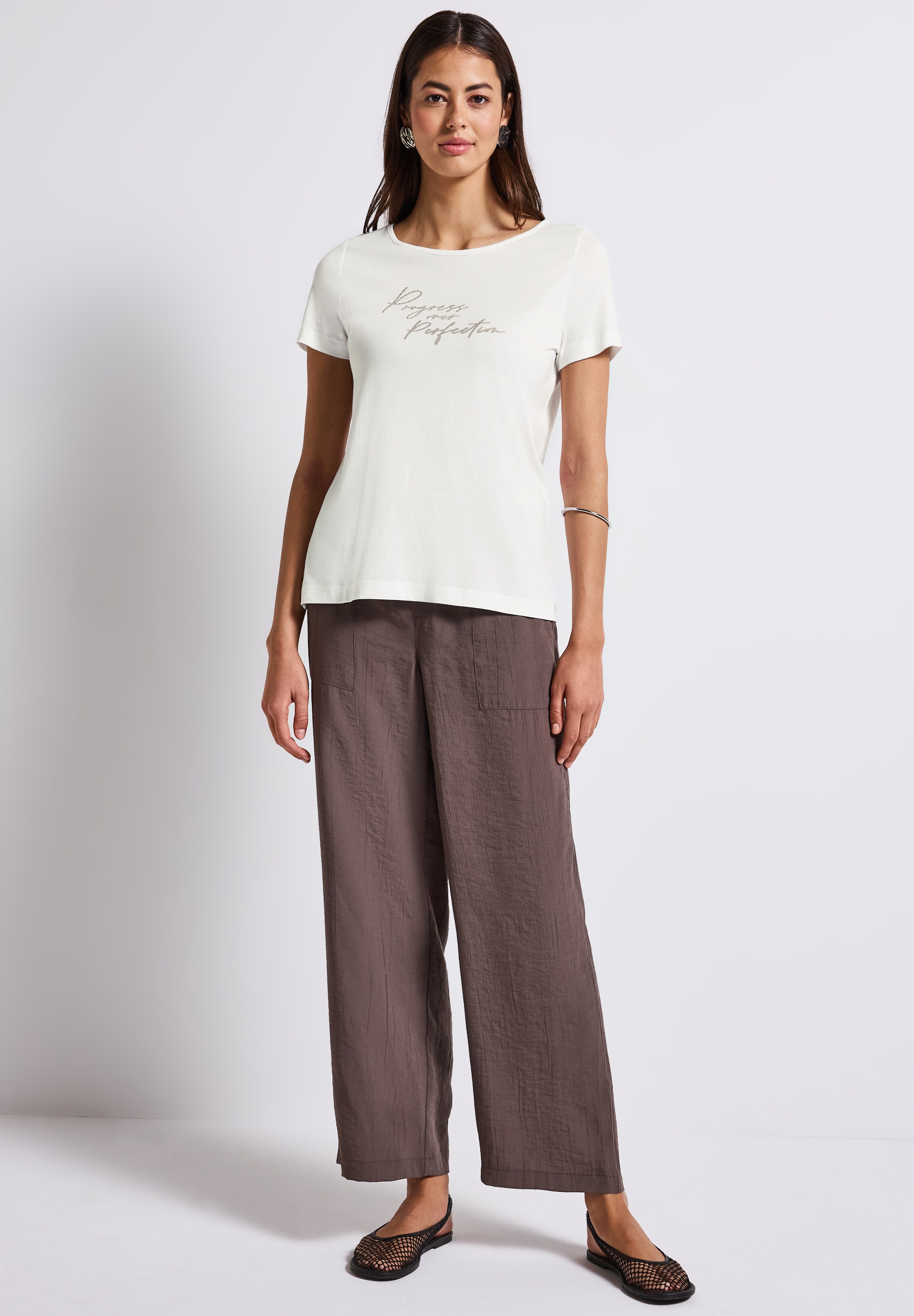 STREET ONE T-Shirt, im soften Baumwoll-Mix