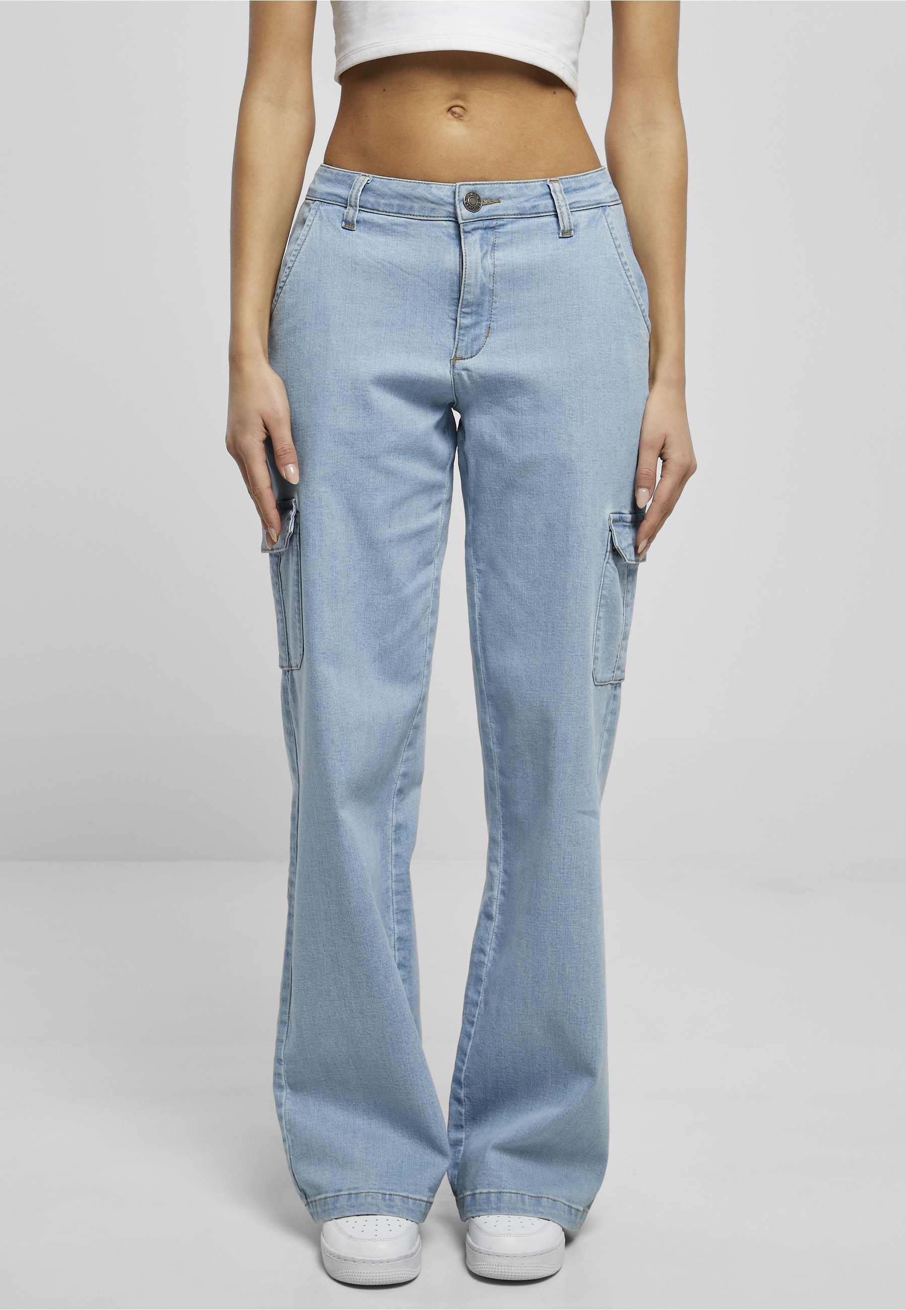 URBAN CLASSICS Stoffhose »Urban Classics Damen«