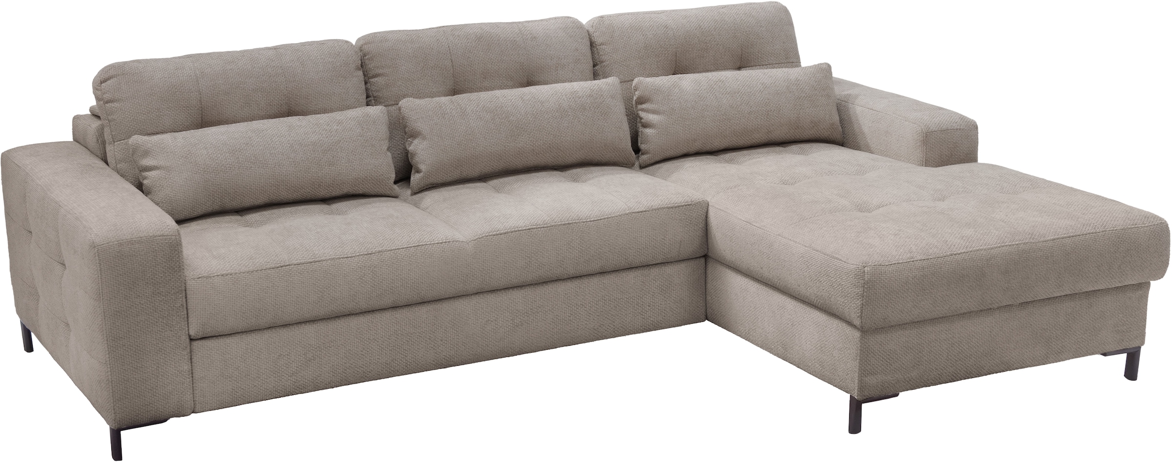 exxpo - sofa fashion Ecksofa "Bonito, mit Rücken- und Sitztiefenverstellung günstig online kaufen