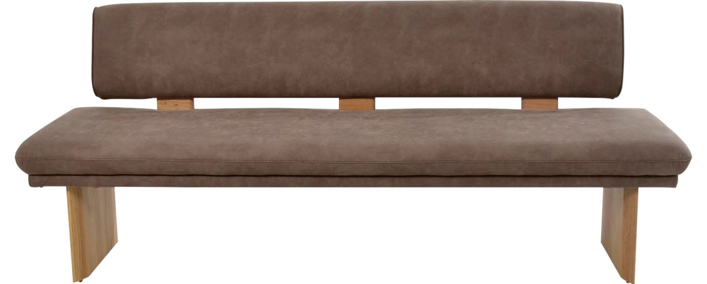 K+W Komfort & Wohnen Essbank "Longbeach Polsterbank" 1 Stk. tlg. Spitzkissenoptik im Sitz, wahlweise in der Breite 204cm oder 224cm