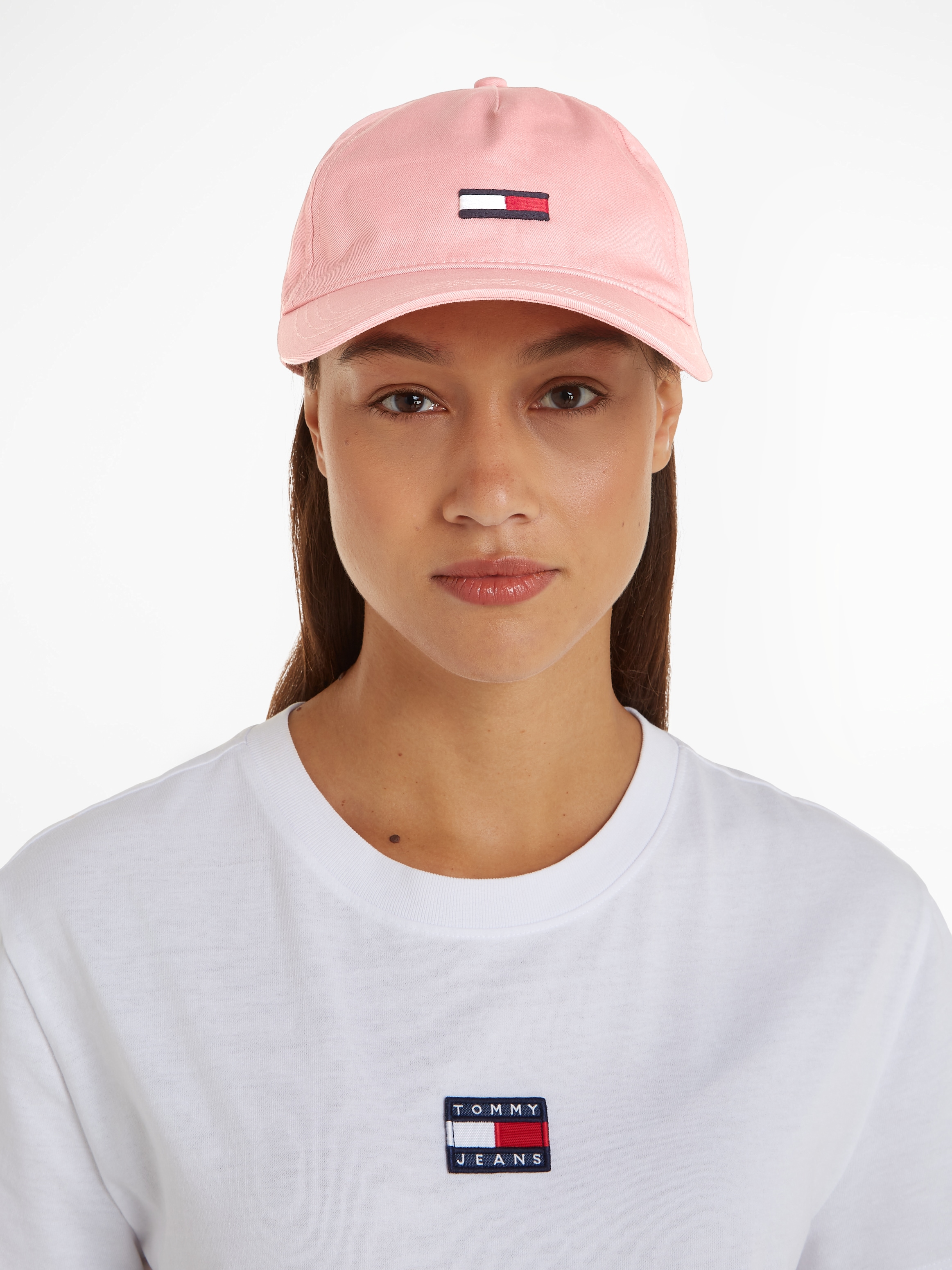 Tommy Jeans Baseball Cap »TJW ELONGATED FLAG CAP«, mit Logostickerei