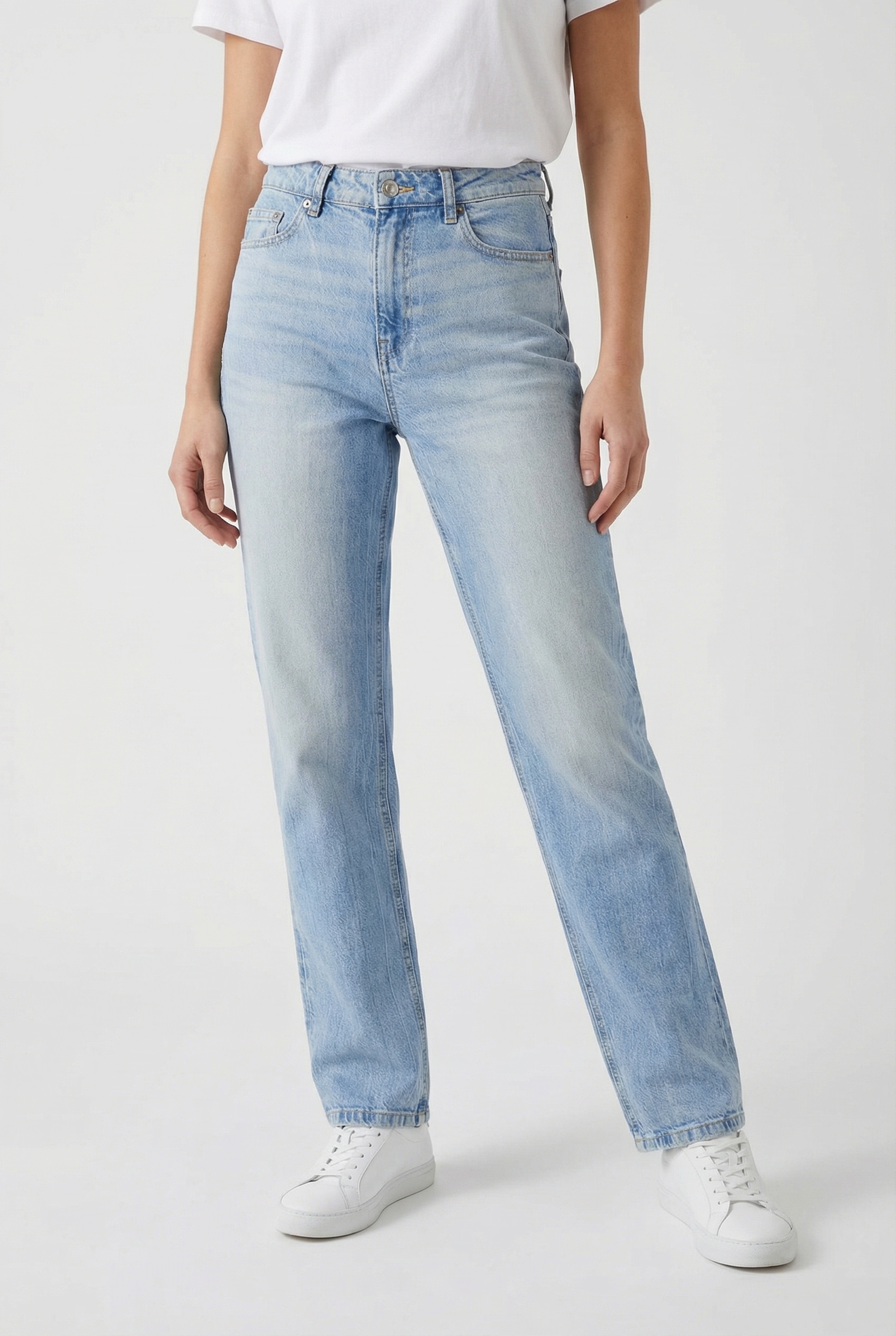 Tally Weijl "SPADEPEPPER" Baumwollmischung, High-Waist mit geradem Beinverlauf