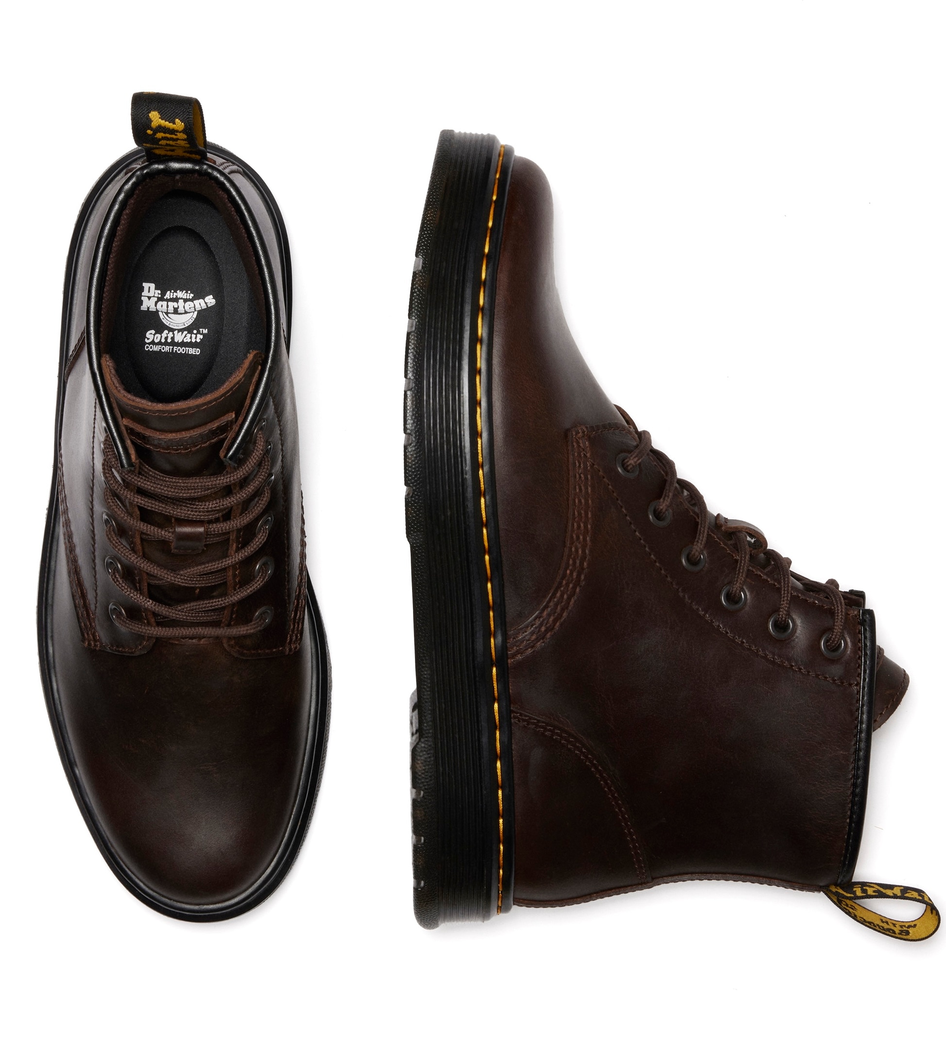 DR. MARTENS Schnürboots »Brookline Chukka«, Schnürboots, Freizeitschuh mit Anziehlasche