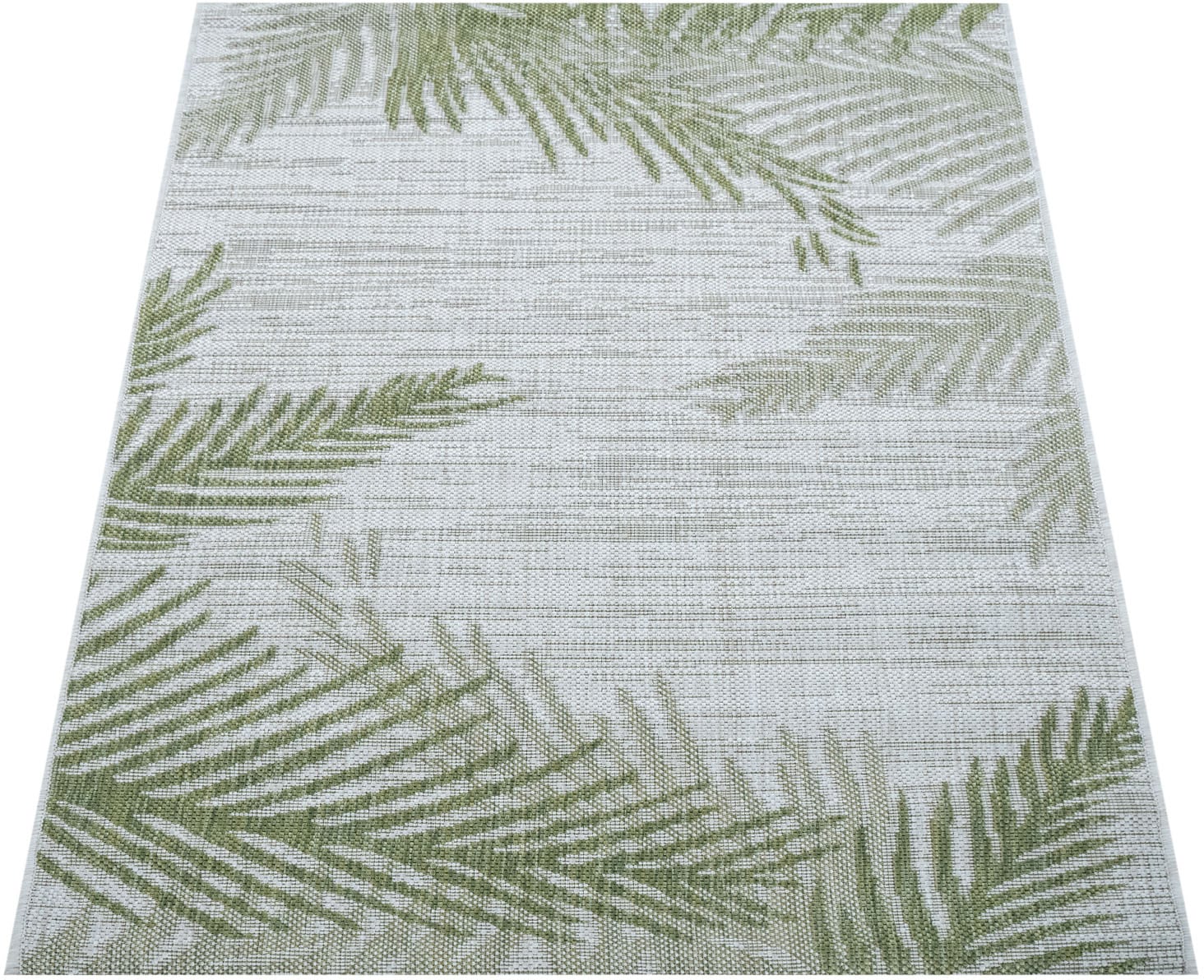 Paco Home Teppich In- Blätter, 126«, rechteckig, Rechnung auf Outdoor Wohnzimmer und BAUR Motiv | geeignet, »Kuba Flachgewebe