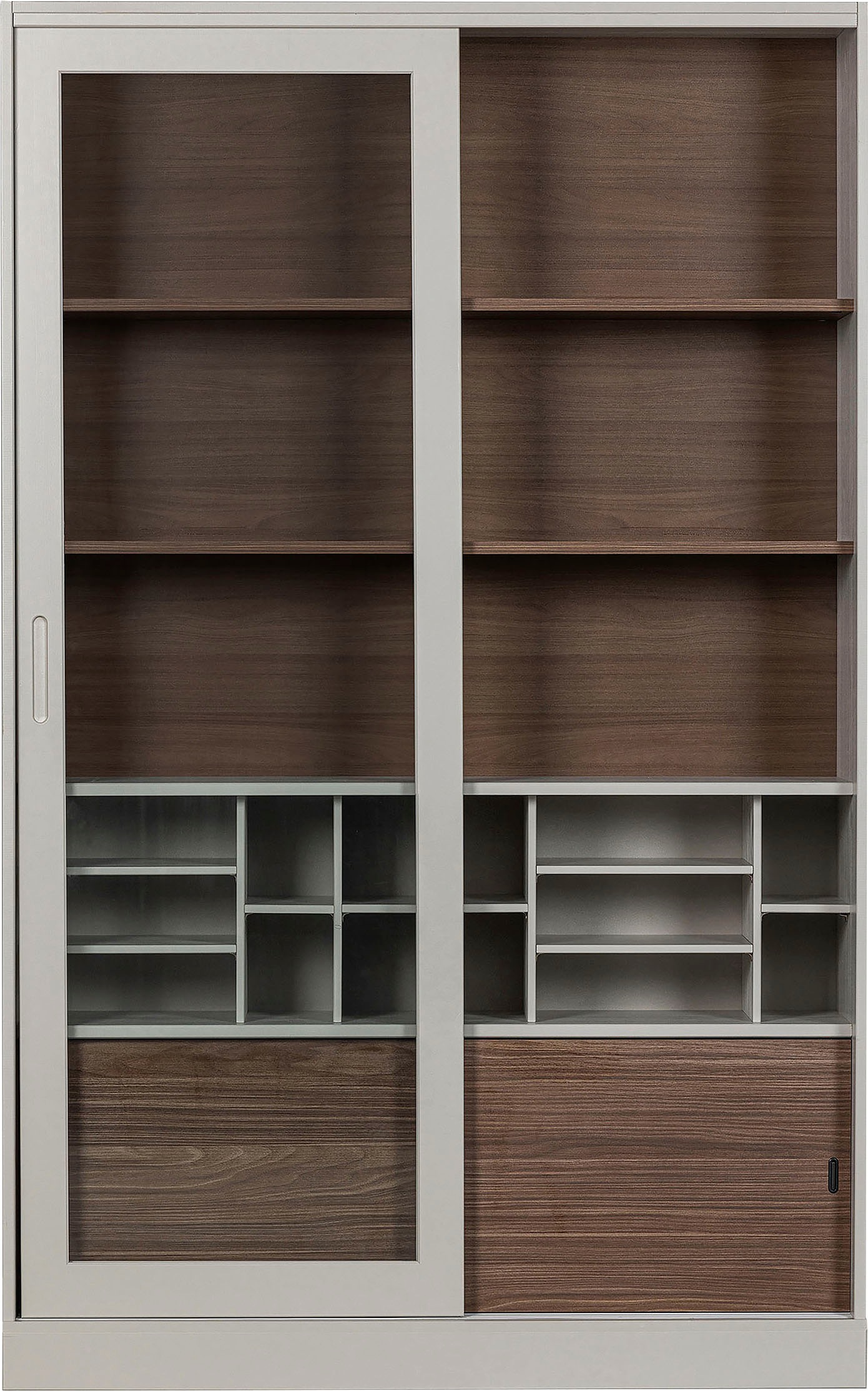 WOOOD Vitrine »James«, mit Glas, viel Stauraum, H 200 cm x B 125 cm