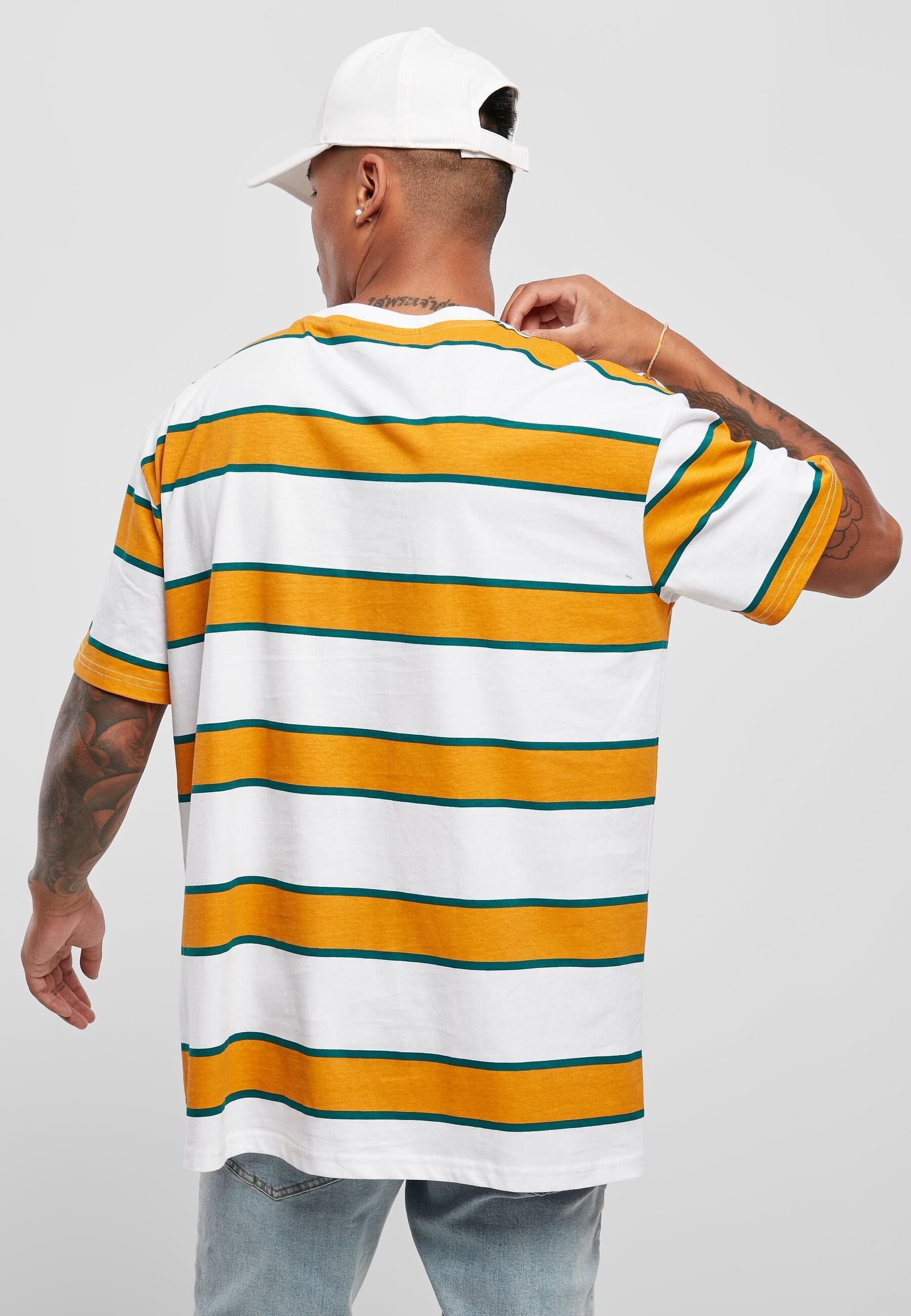 Starter Black Label T-Shirt »Starter Black Label Herren Starter Logo Striped Tee«, (1 tlg.)