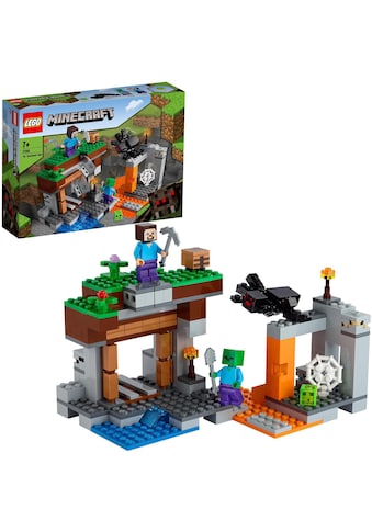 Konstruktionsspielsteine »Die verlassene Mine (21166), LEGO® Minecraft™«, (248 St.)