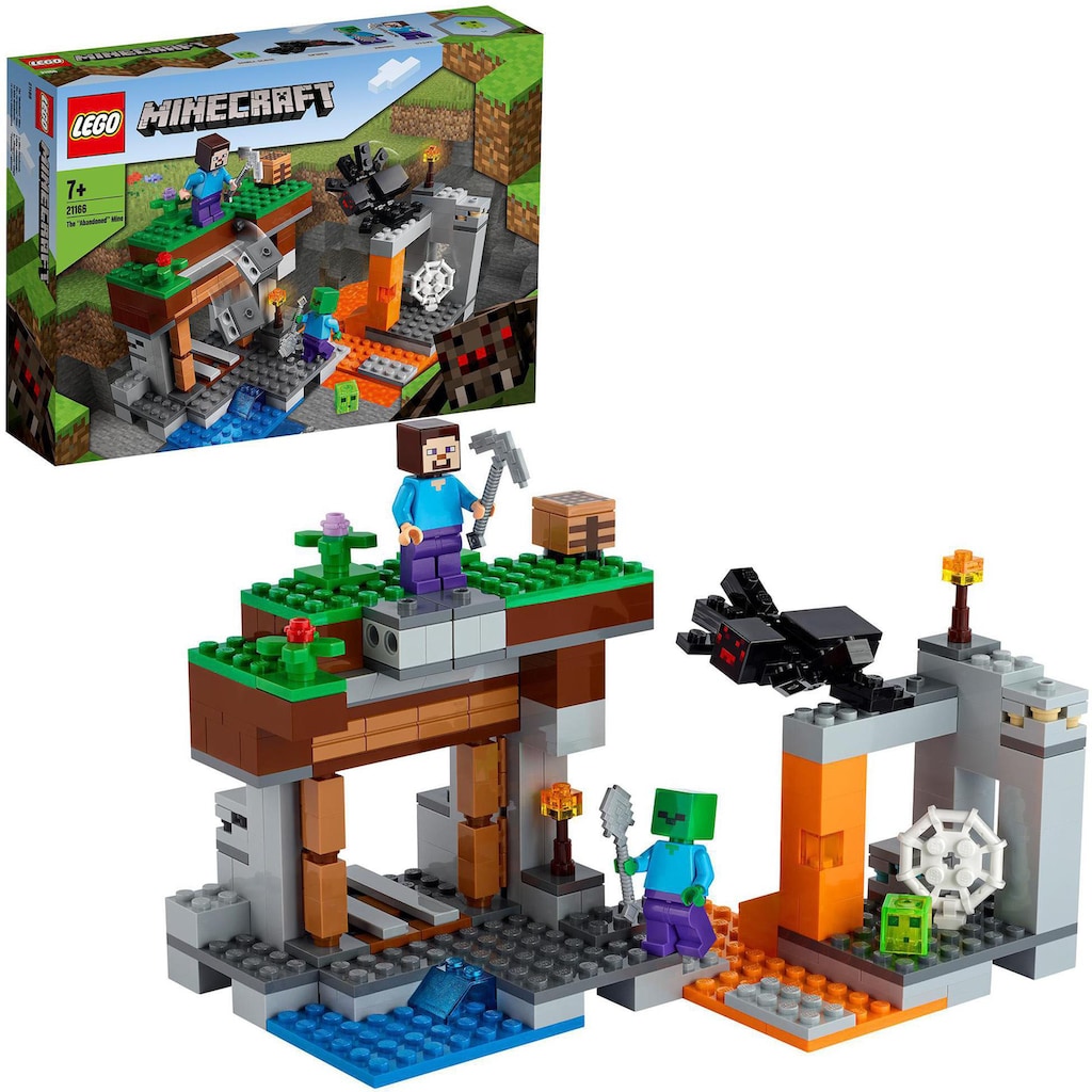 LEGO® Konstruktionsspielsteine »Die verlassene Mine (21166), LEGO® Minecraft™«, (248 St.)