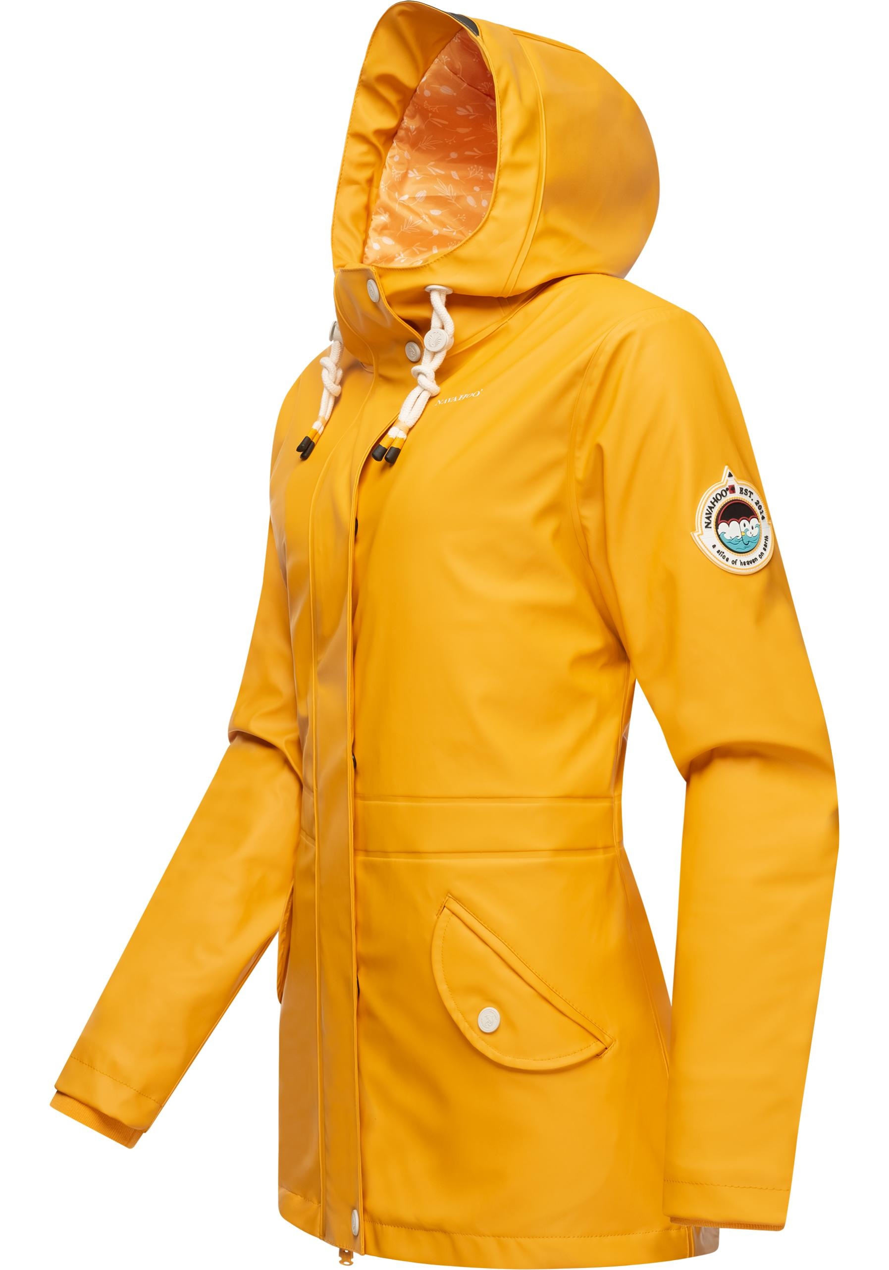 Navahoo Regenjacke »Oceans Heart«, mit Kapuze, stylischer wasserdichter Regenmantel mit Kapuze