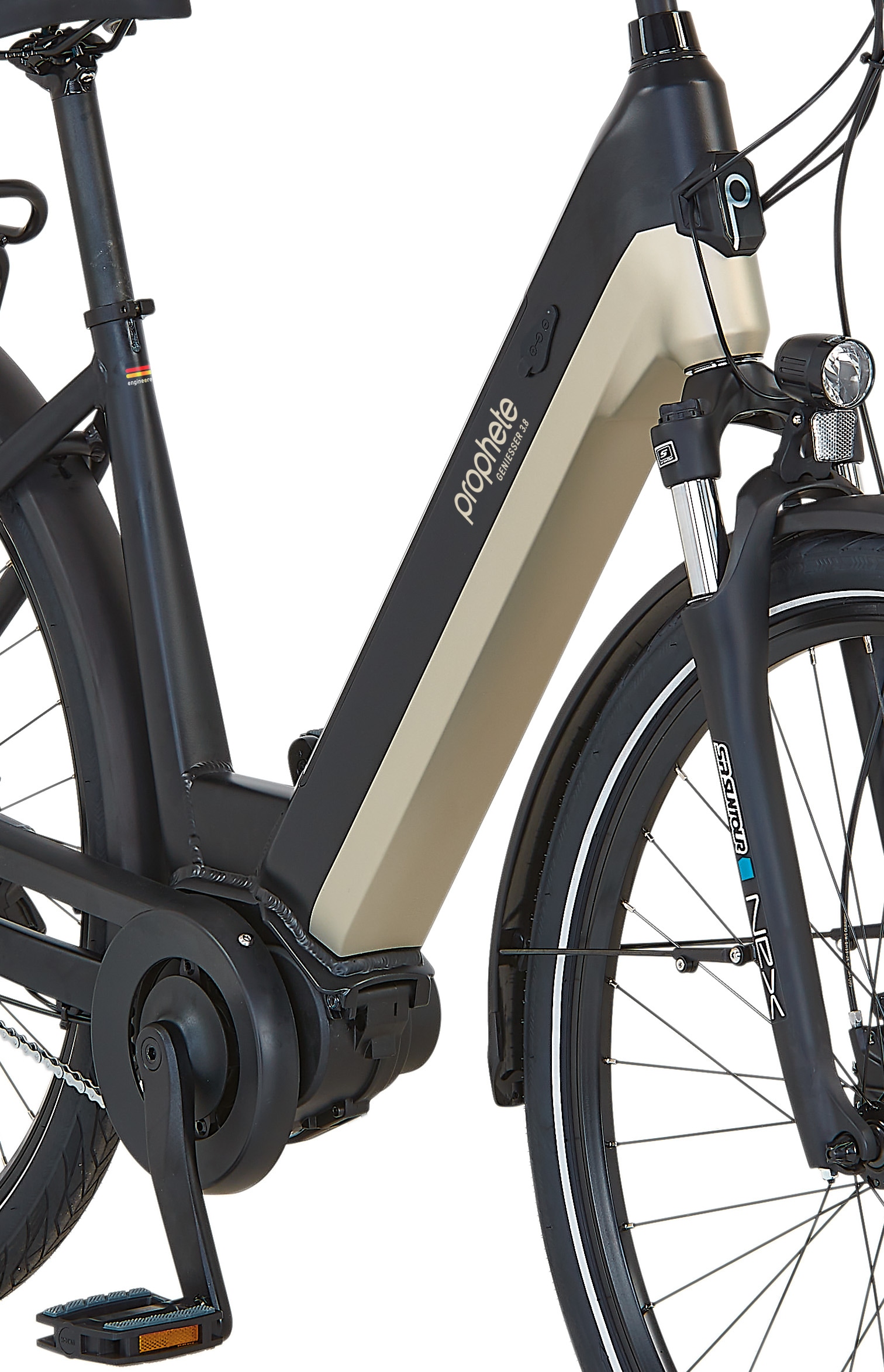 Prophete »Geniesser 3.8« 7 Gang Shimano Nexus Schaltwerk Nabenschaltung Mittelmotor 250 W