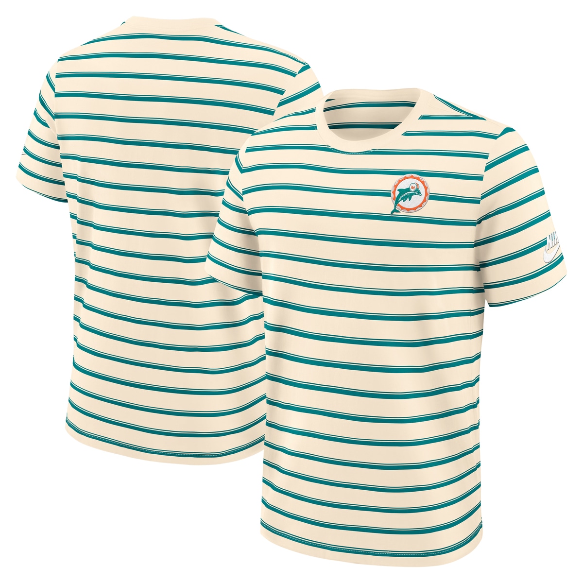 Nike T-Shirt "Nike T-Shirt Miami Dolphins Nike Rewind Club Striped Tee"