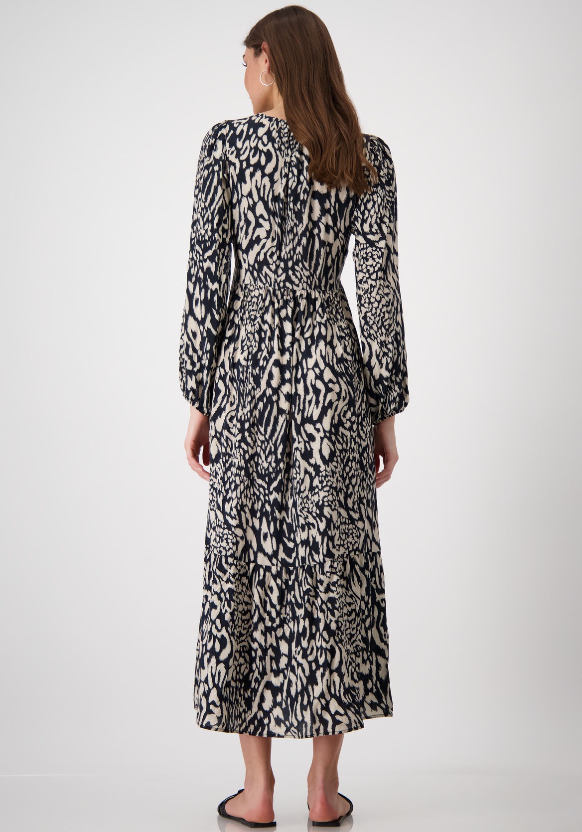 Monari Maxikleid, mit Animalprint günstig online kaufen