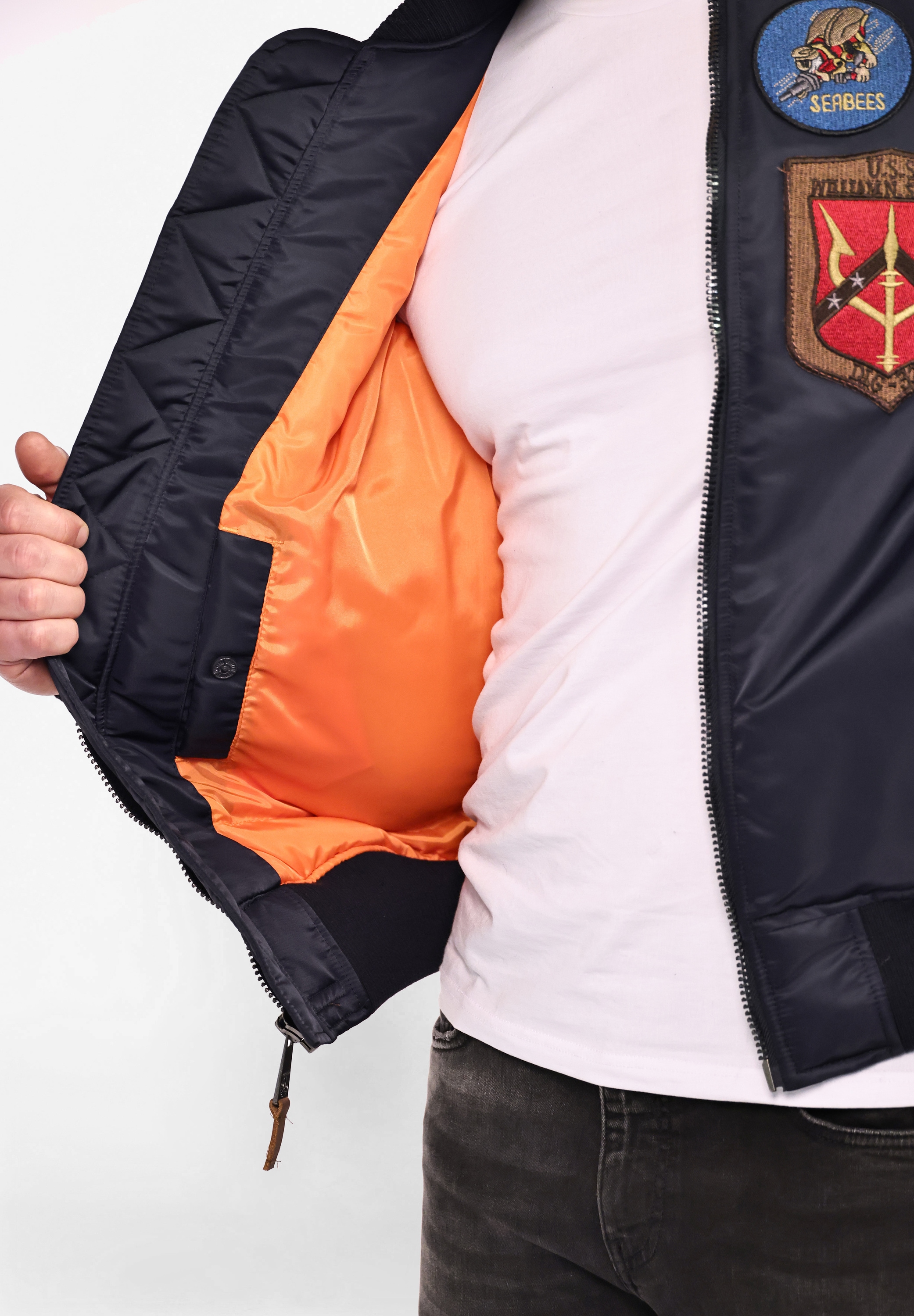 TOP GUN Bomberjacke »im Pilotenstil mit Patches TG20191053«