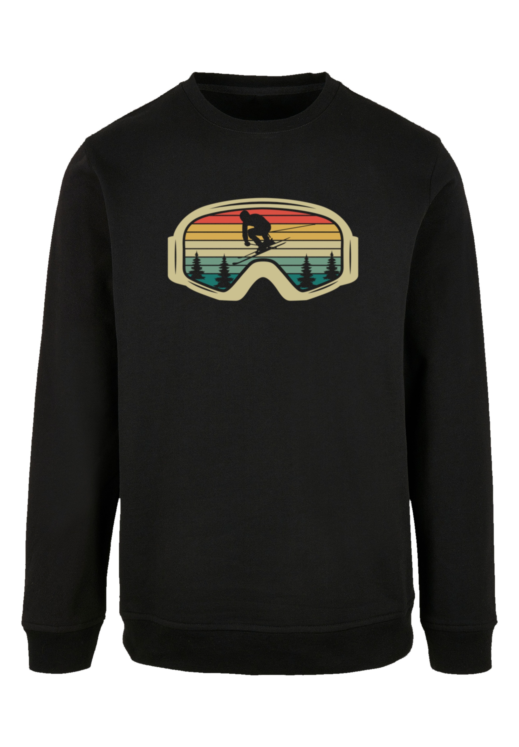 F4NT4STIC Sweatshirt »Retro Skibrille Wintersport«, Premium Qualität