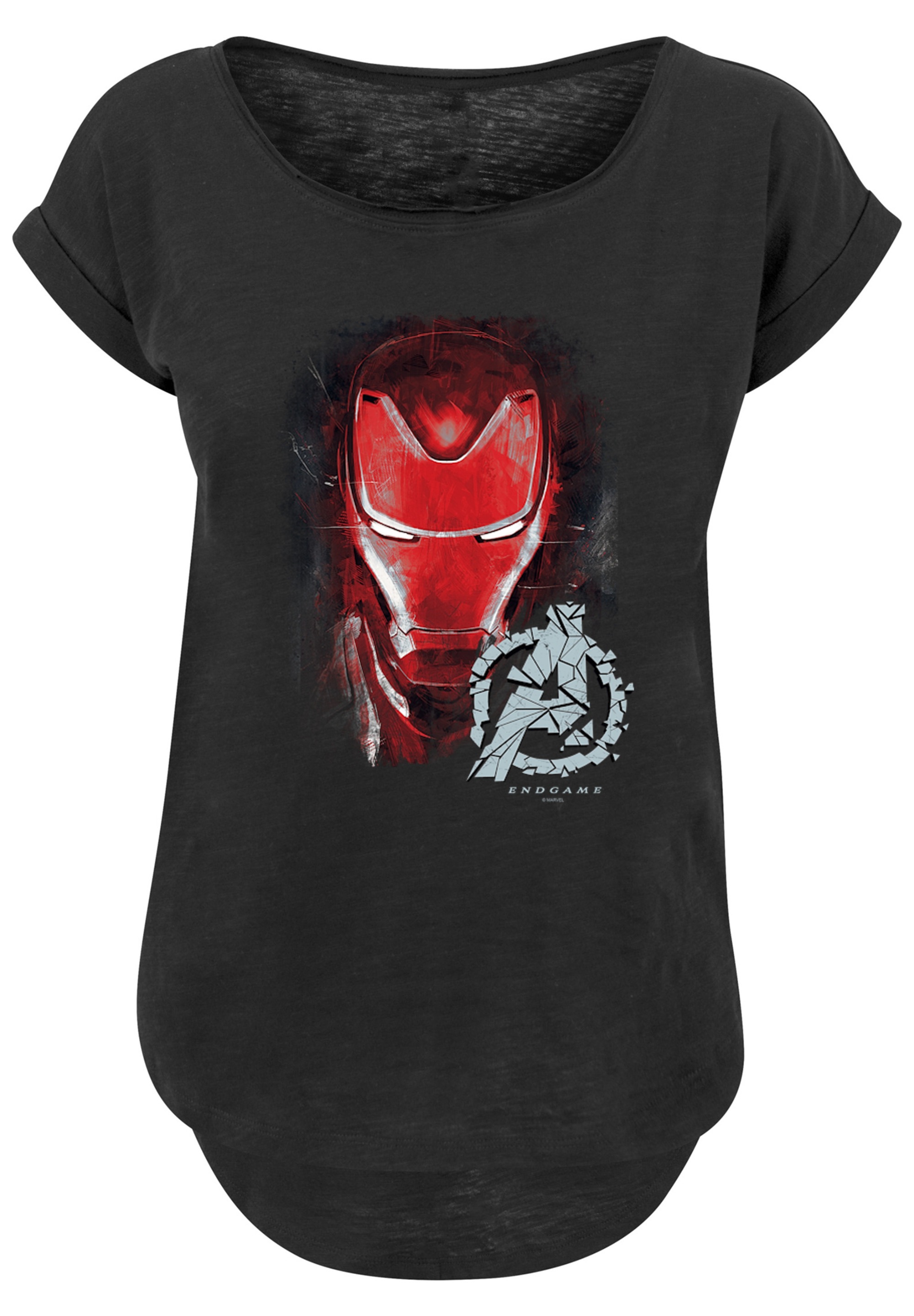 F4NT4STIC T-Shirt »Marvel Endgame Iron Man Brushed«, Print