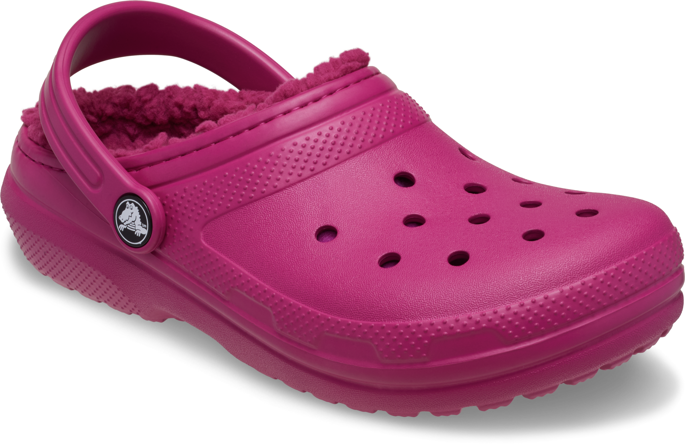 Crocs Clog "Classic Lined Clog" Schlupfschuh, Hausschuh mit schwenkbarem Fersenriemen