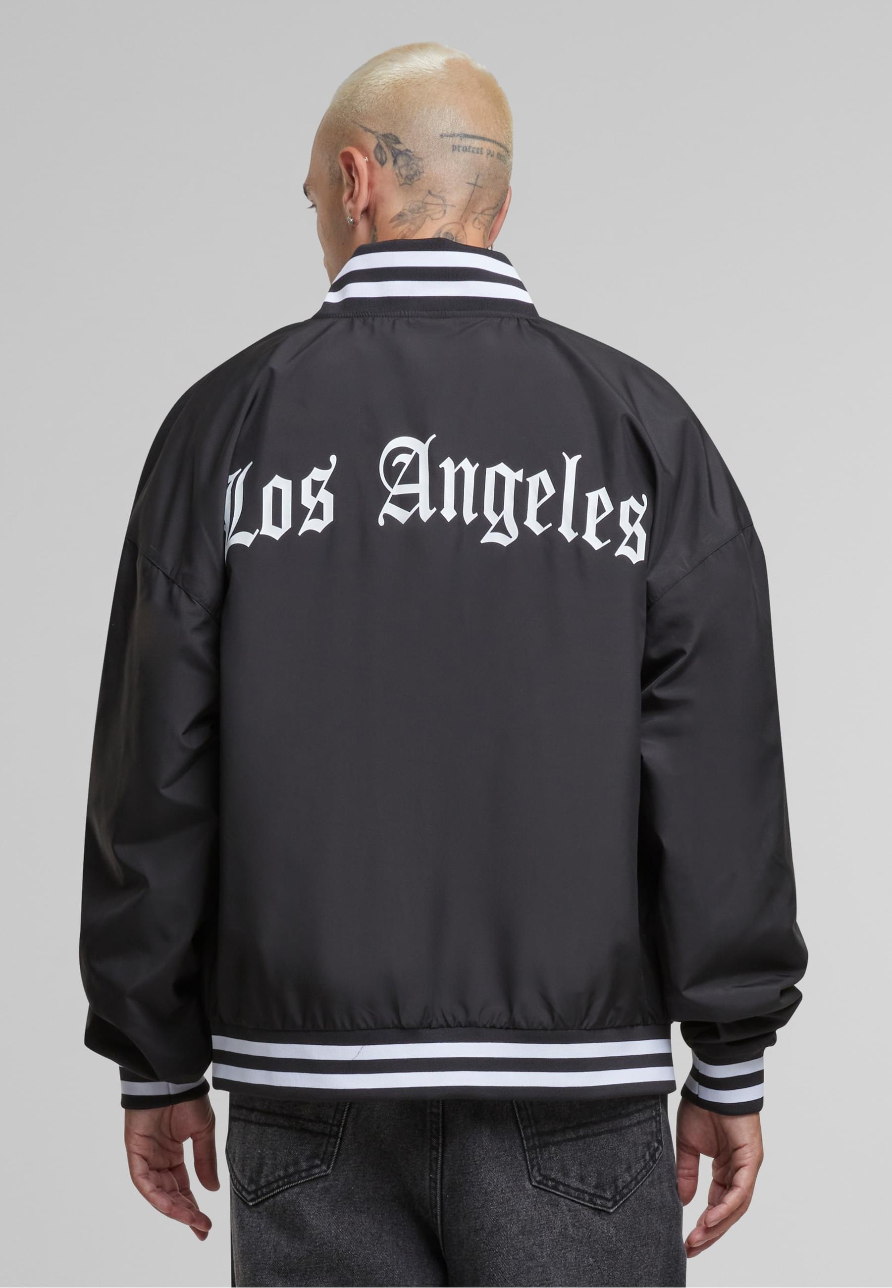 MisterTee Collegejacke »MisterTee Los Angeles Arc Light College Jacket«, (1 St.), ohne Kapuze