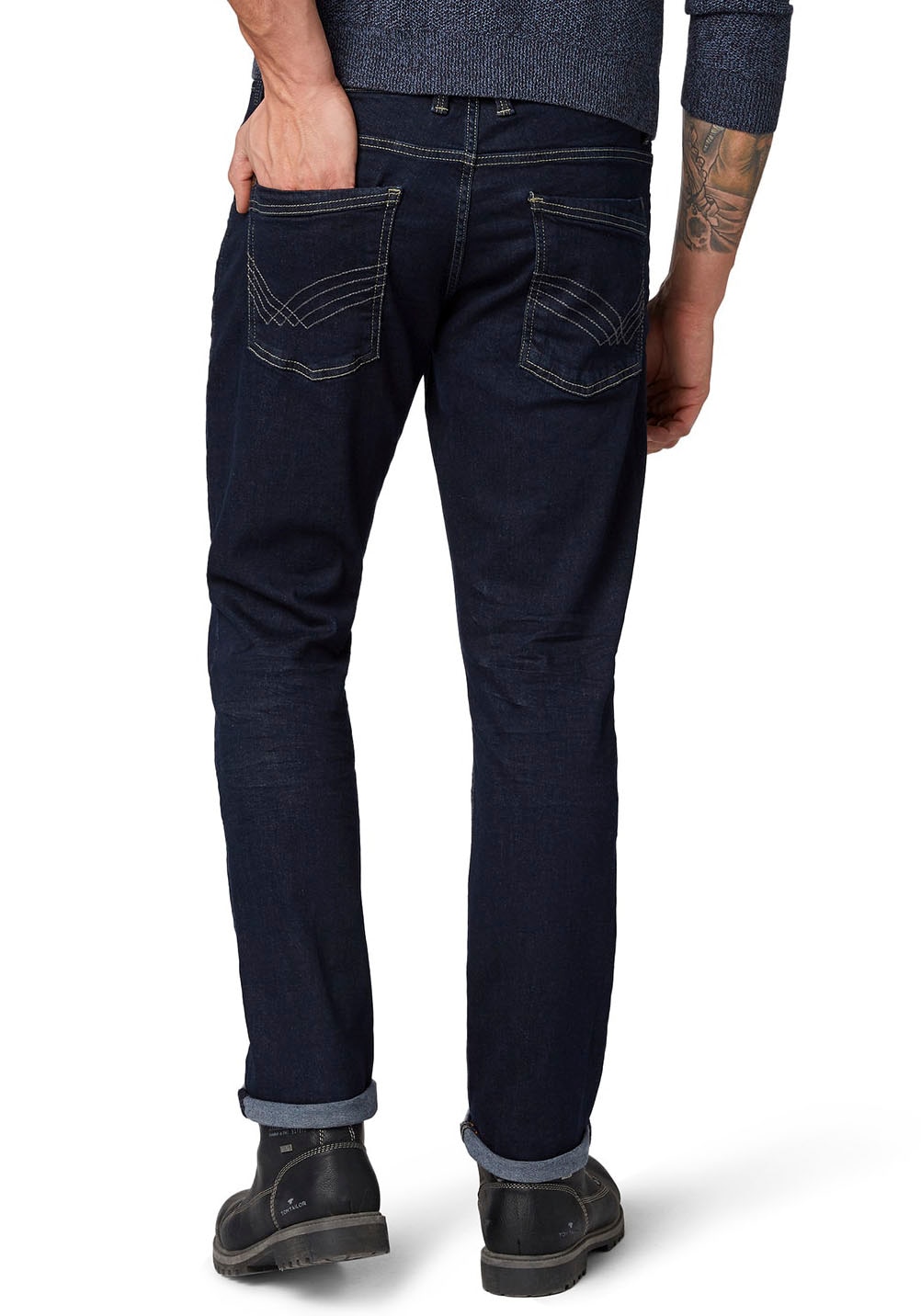 TOM TAILOR 5-Pocket-Jeans "Josh", in Used-Waschung günstig online kaufen