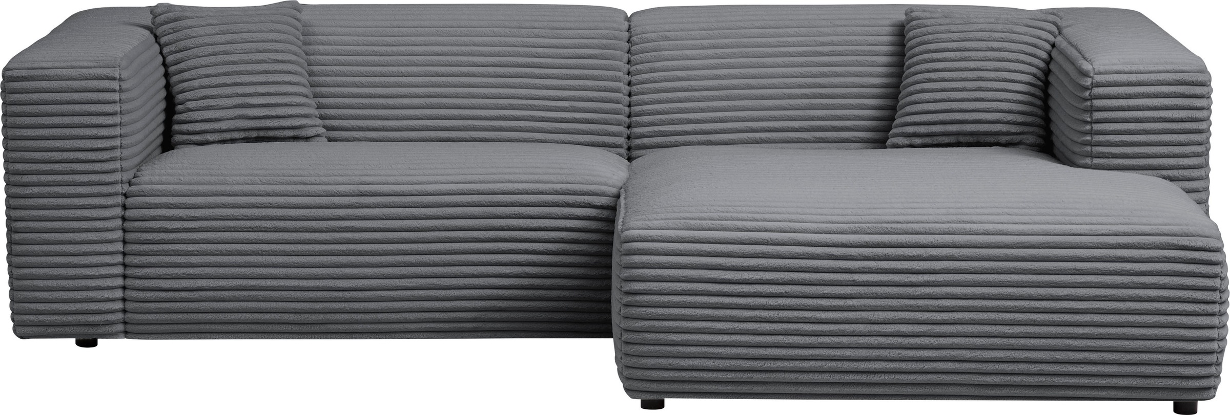 andas Ecksofa "BAKELS, L-Form in Cord oder Boucle-Stoff, moderne Couch" wah günstig online kaufen