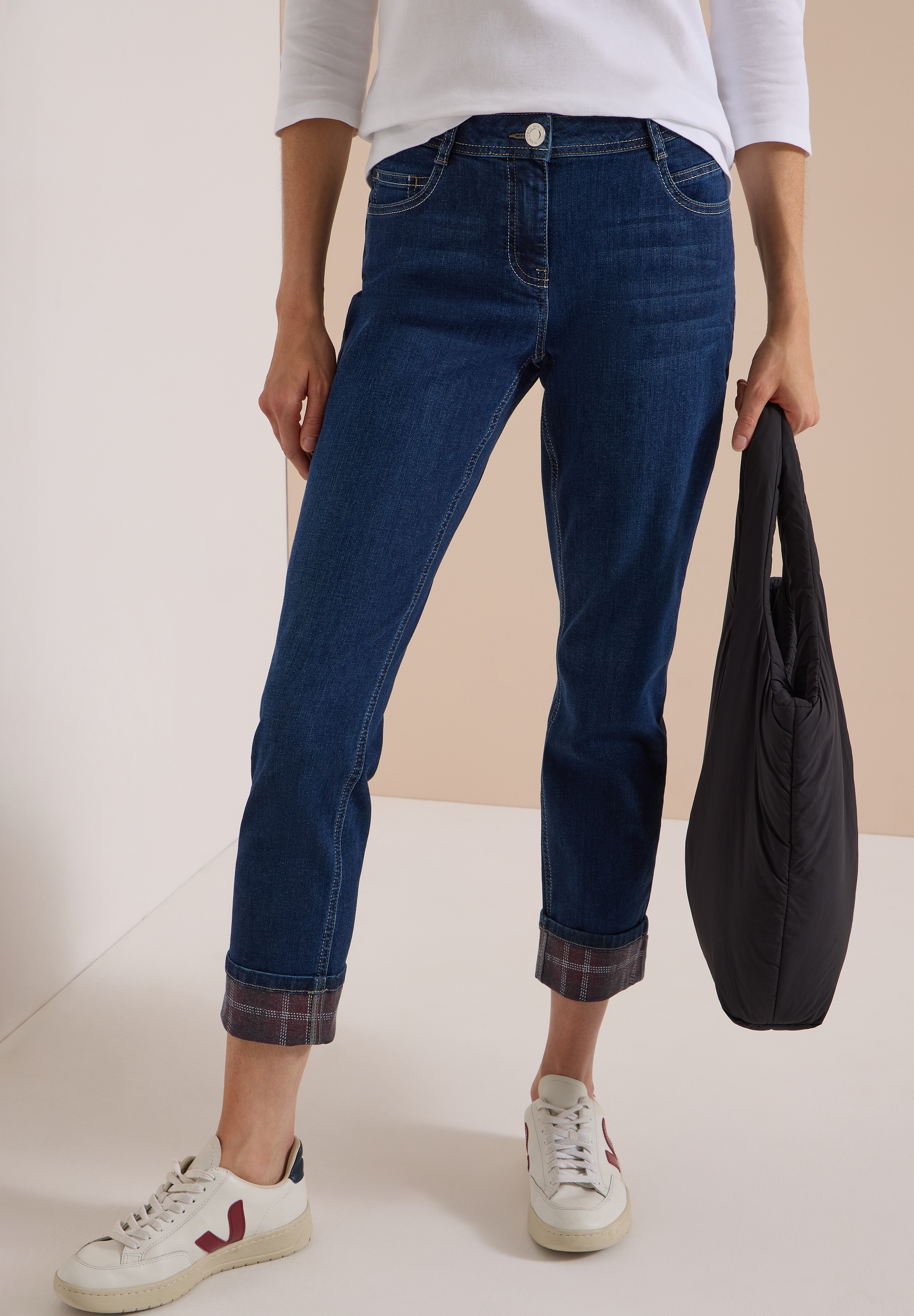 Cecil Straight-Jeans "Style Scarlett" mit Turn-Up-Detail