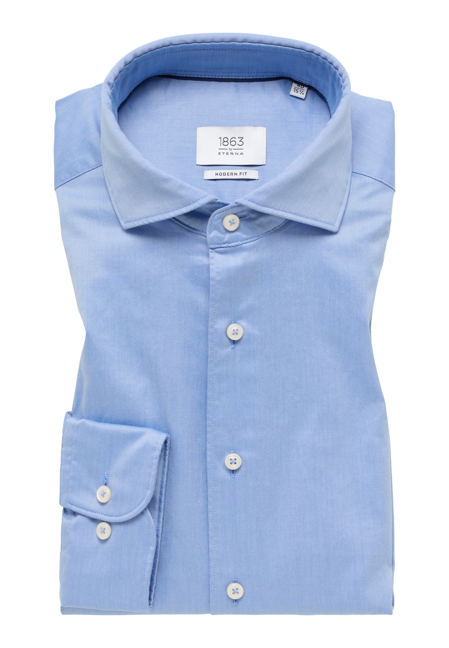 Eterna Langarmhemd »MODERN FIT« EASY IRON (bügelleicht)