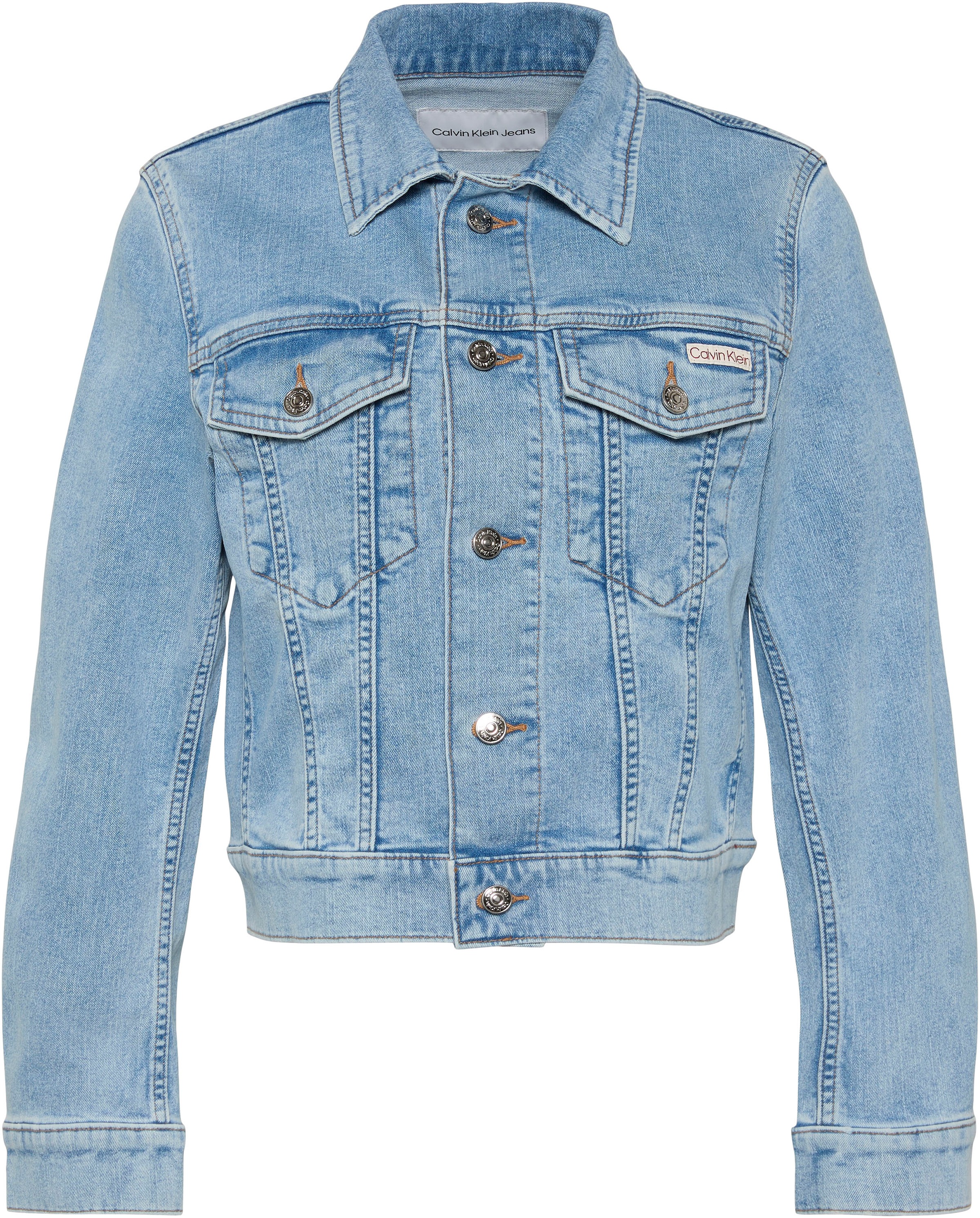 Calvin Klein Jeans Jeansjacke "CLASSIC TRUCKER COASTAL LIGHT" ohne Kapuze R günstig online kaufen