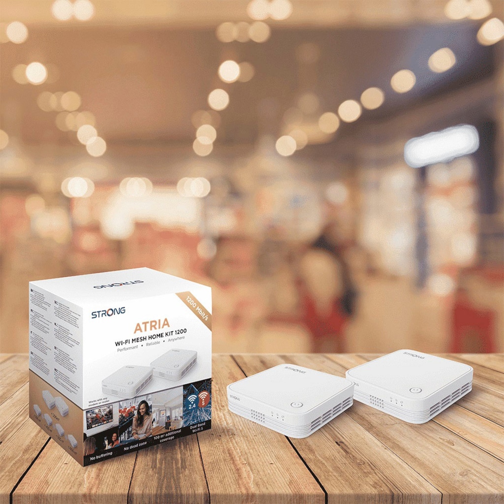Strong WLAN-Repeater »Mesh Home Kit 1200«