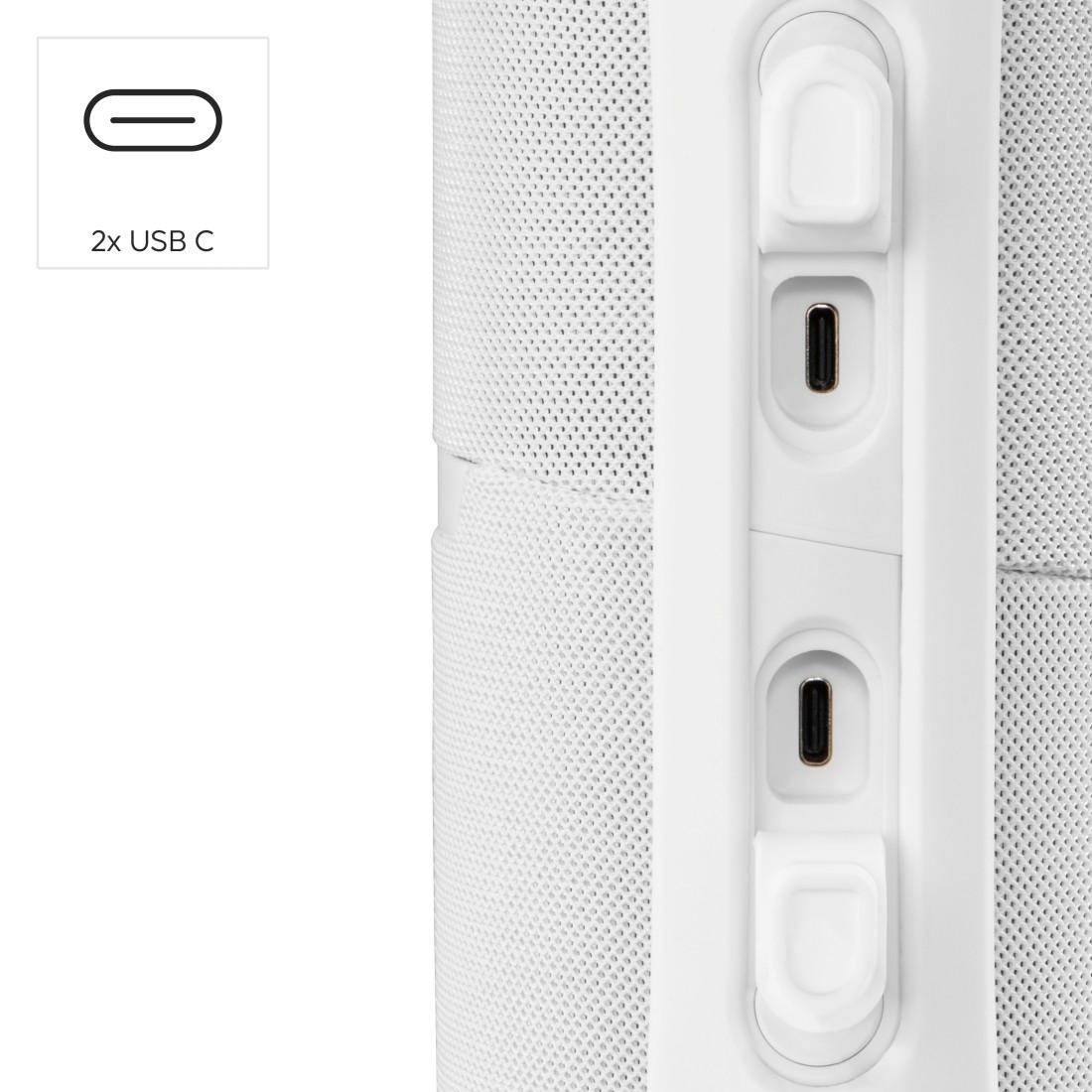 Hama Bluetooth-Lautsprecher »Bluetooth-Lautsprecher wasserdicht (2in1 teilbar, 30W, klein, mobil)«