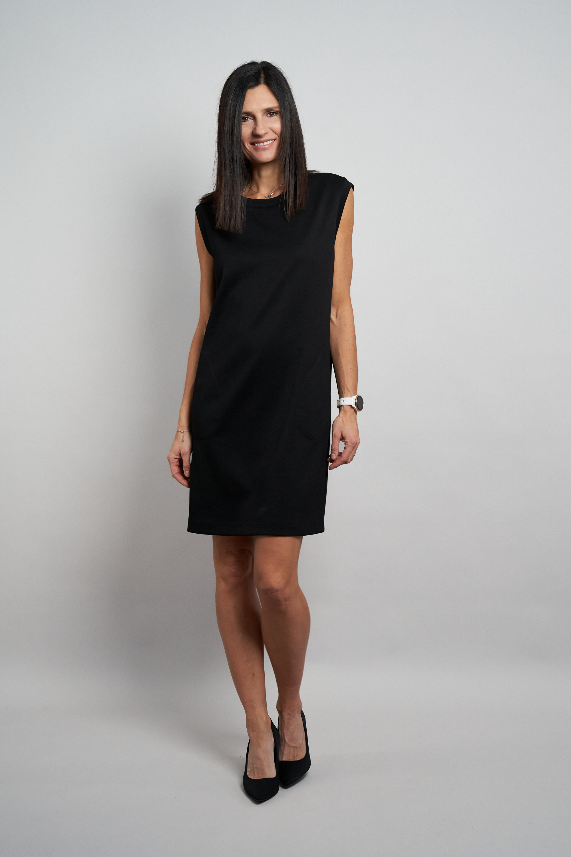 Thumbnail - Seidel Moden Shirtkleid "Otto exclusiv" Eingrifftaschen ohne Ärmel - MADE IN GERMANY