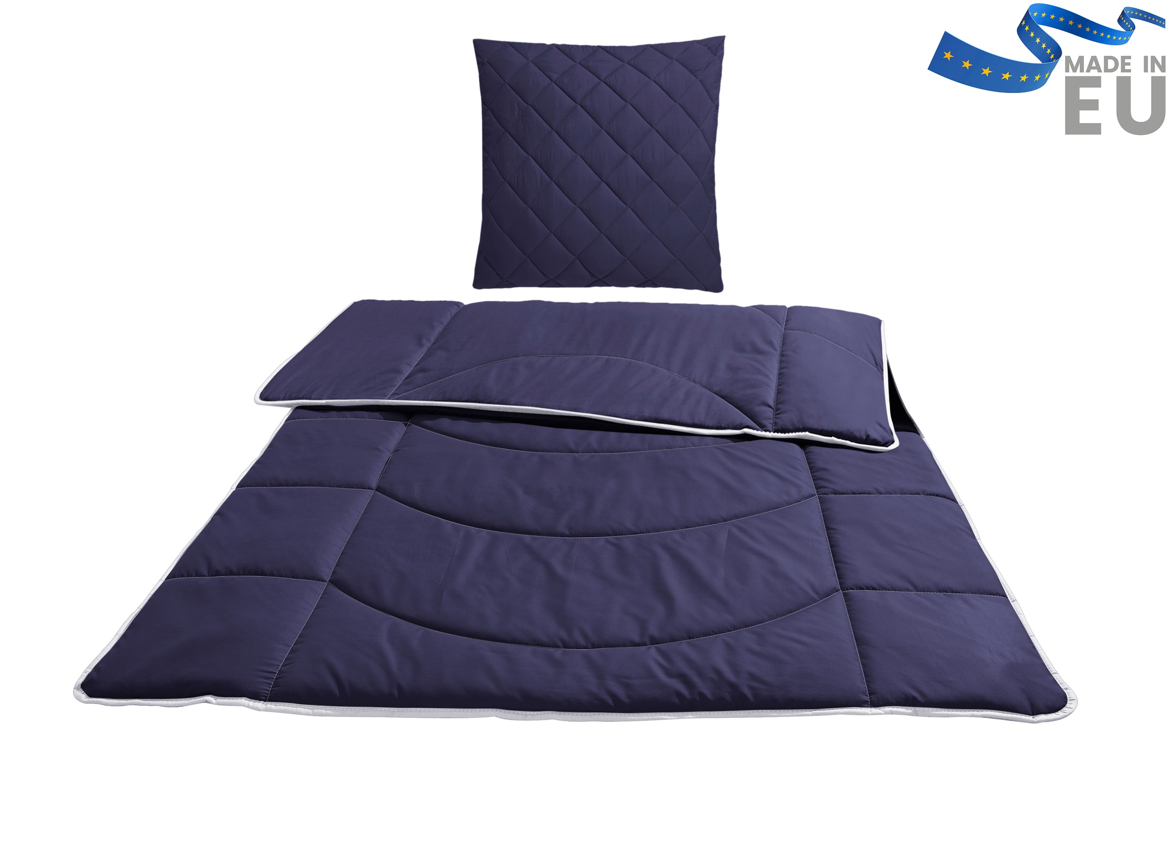 OTTO home Steppbett + Kopfkissen "Microlux, Bettdecke 135x200 cm, 155x220 c günstig online kaufen