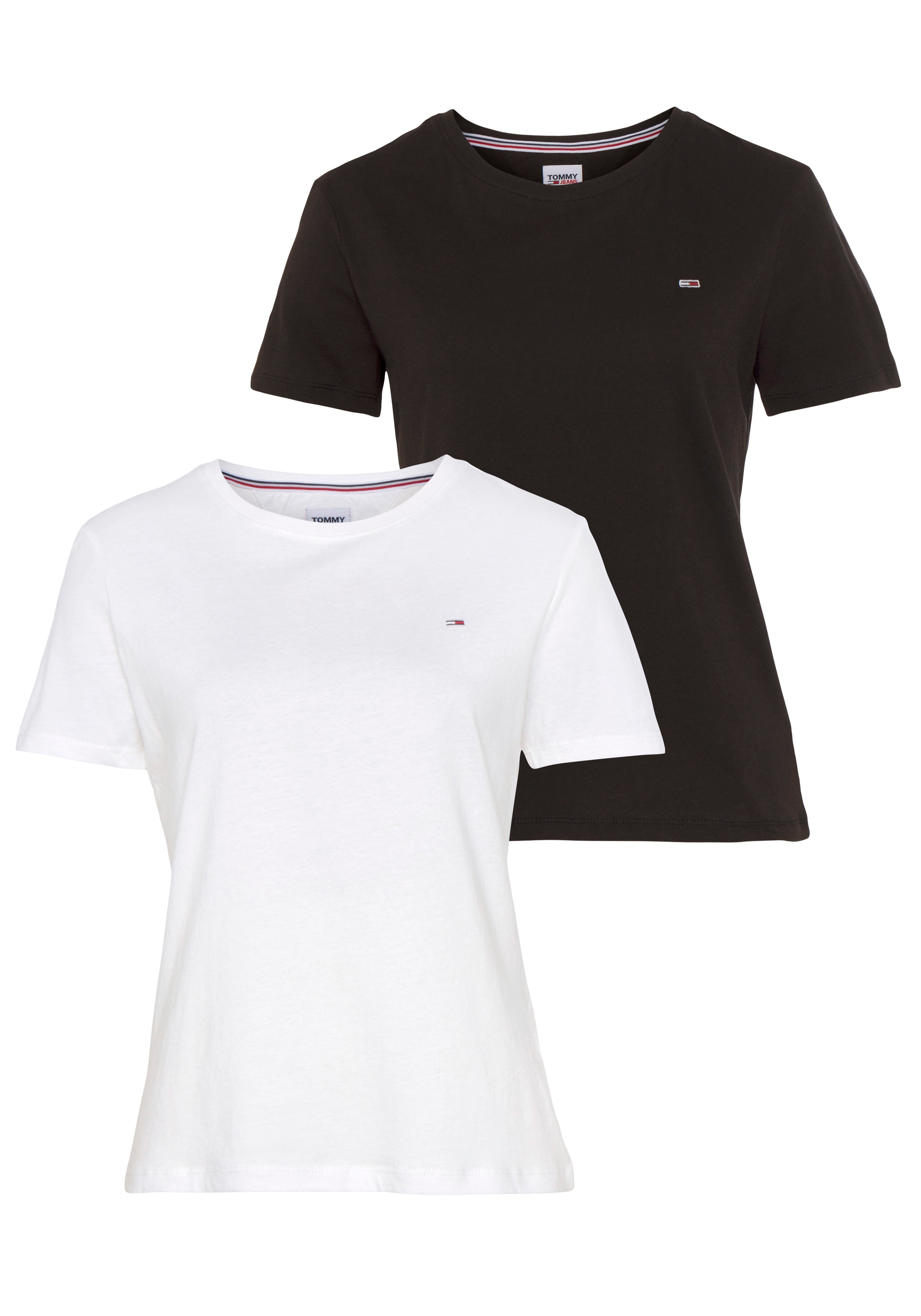Schwarz-Weiße T-Shirts für Damen online kaufen | BAUR