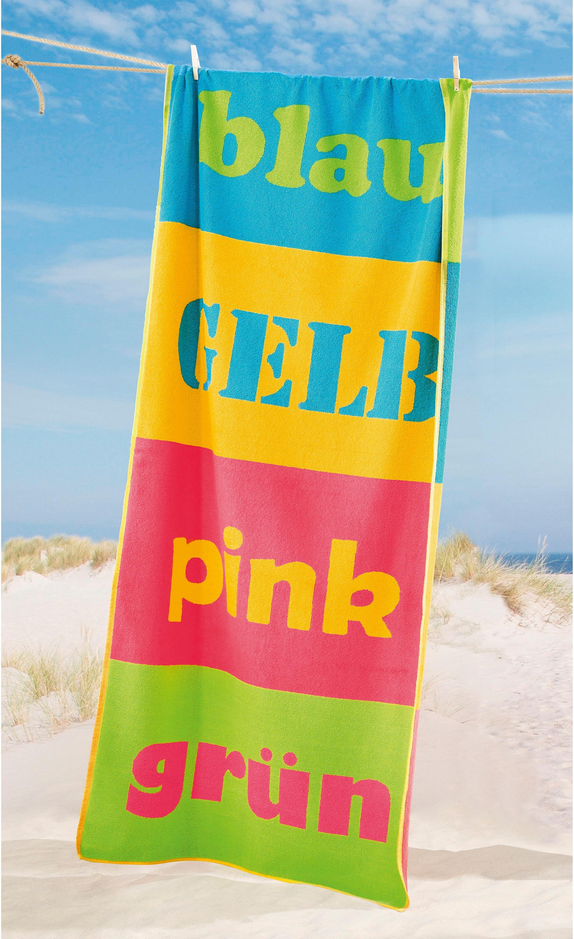 Dyckhoff Strandtuch "Colours" günstig online kaufen