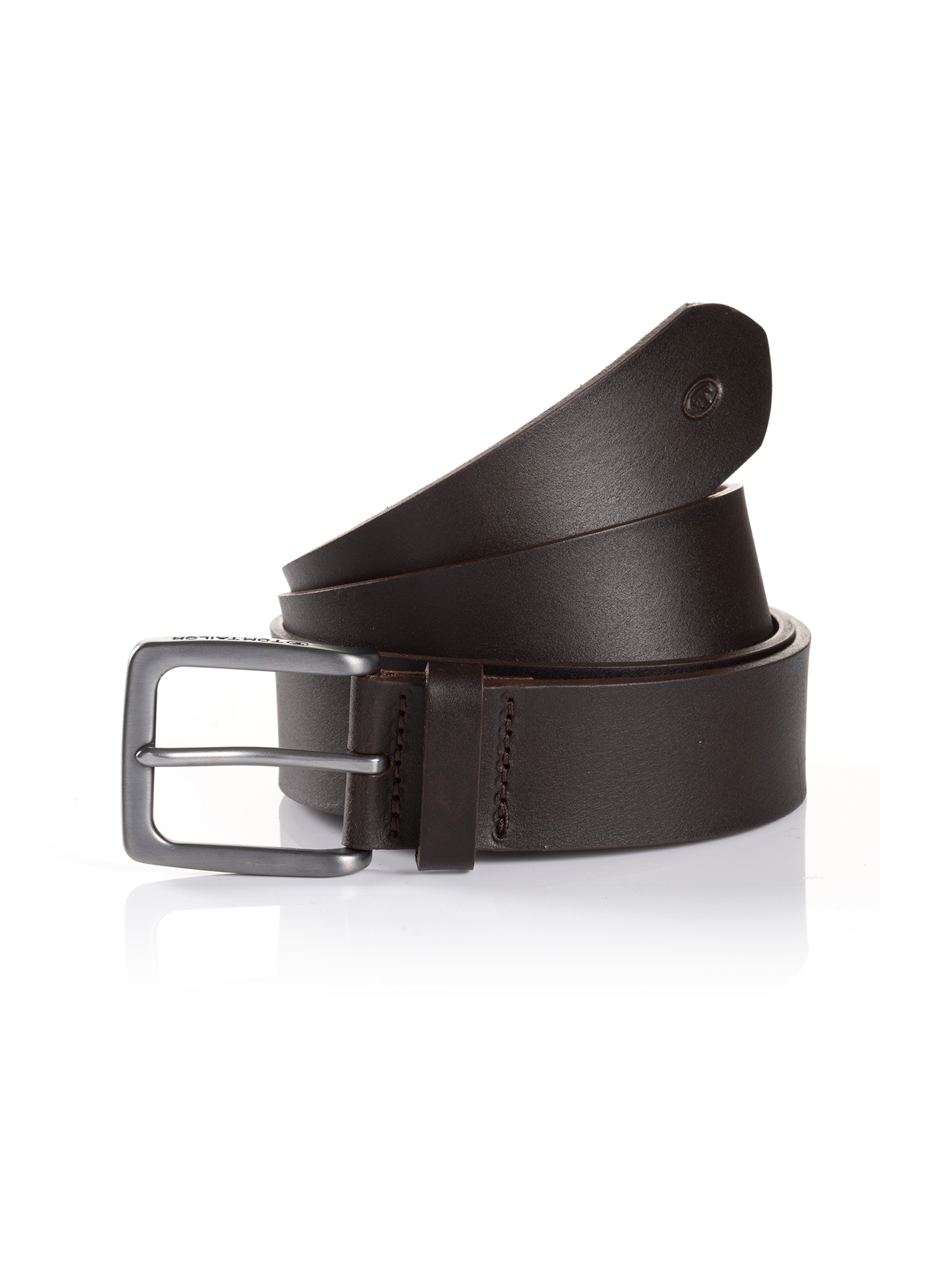 TOM TAILOR Ledergürtel "TTSCOTT", 3,5 cm breit, Herrengürtel, Jeans und Cas günstig online kaufen