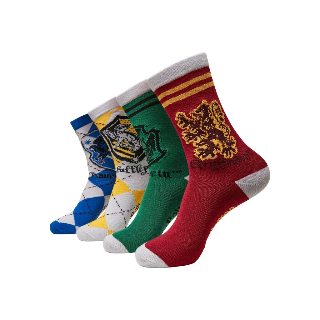 Merchcode Strümpfe »Merchcode Unisex Harry Potter Team Socks 4-Pack«, (1 Paar)