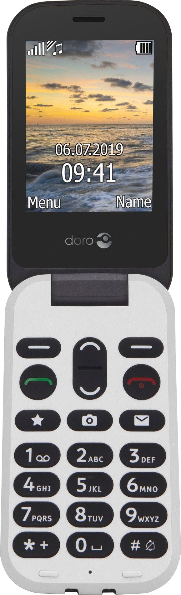 Doro Handy »6060«, schwarz, 7,11 MP | Kamera cm/2,8 BAUR Zoll, 3