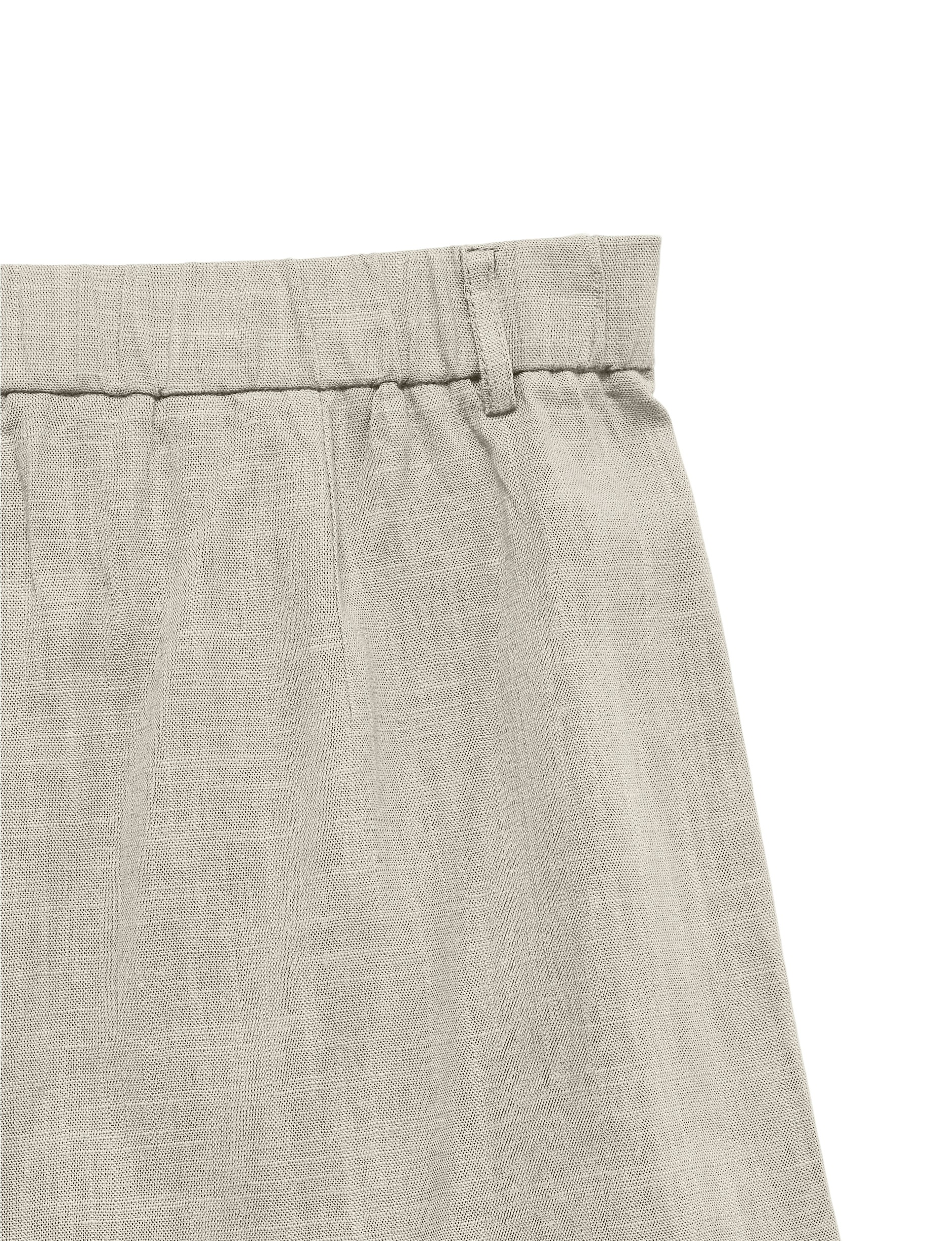 Vero Moda Shorts »VMROSIE MW SHORT SHORTS NOOS«  Viskosemischung, mit Leinen, regular waist, teil-elastisches Bündchen